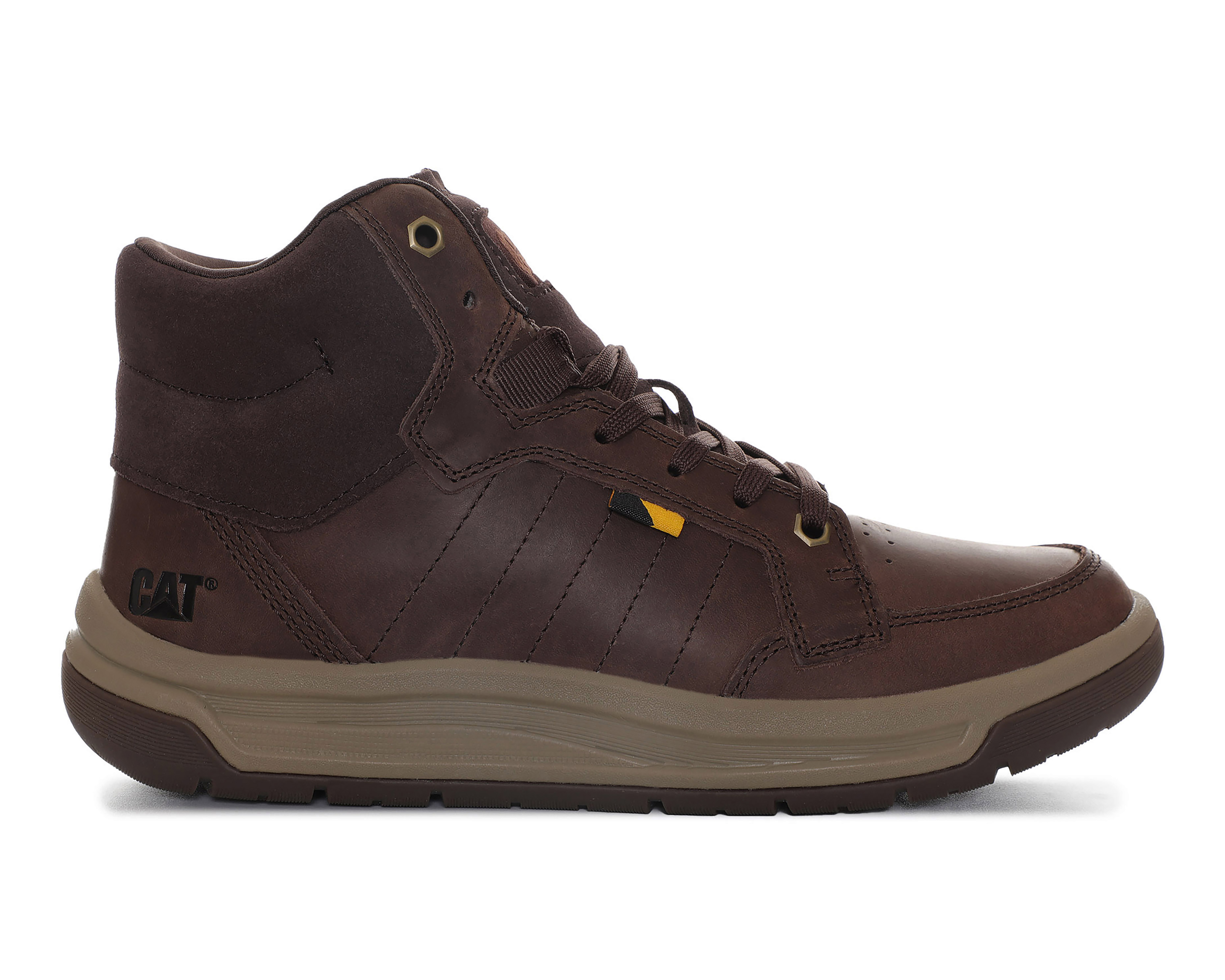 Foto 4 | Foto 4 | Tenis CAT Apa Cush Mid Casual de Piel para Hombre