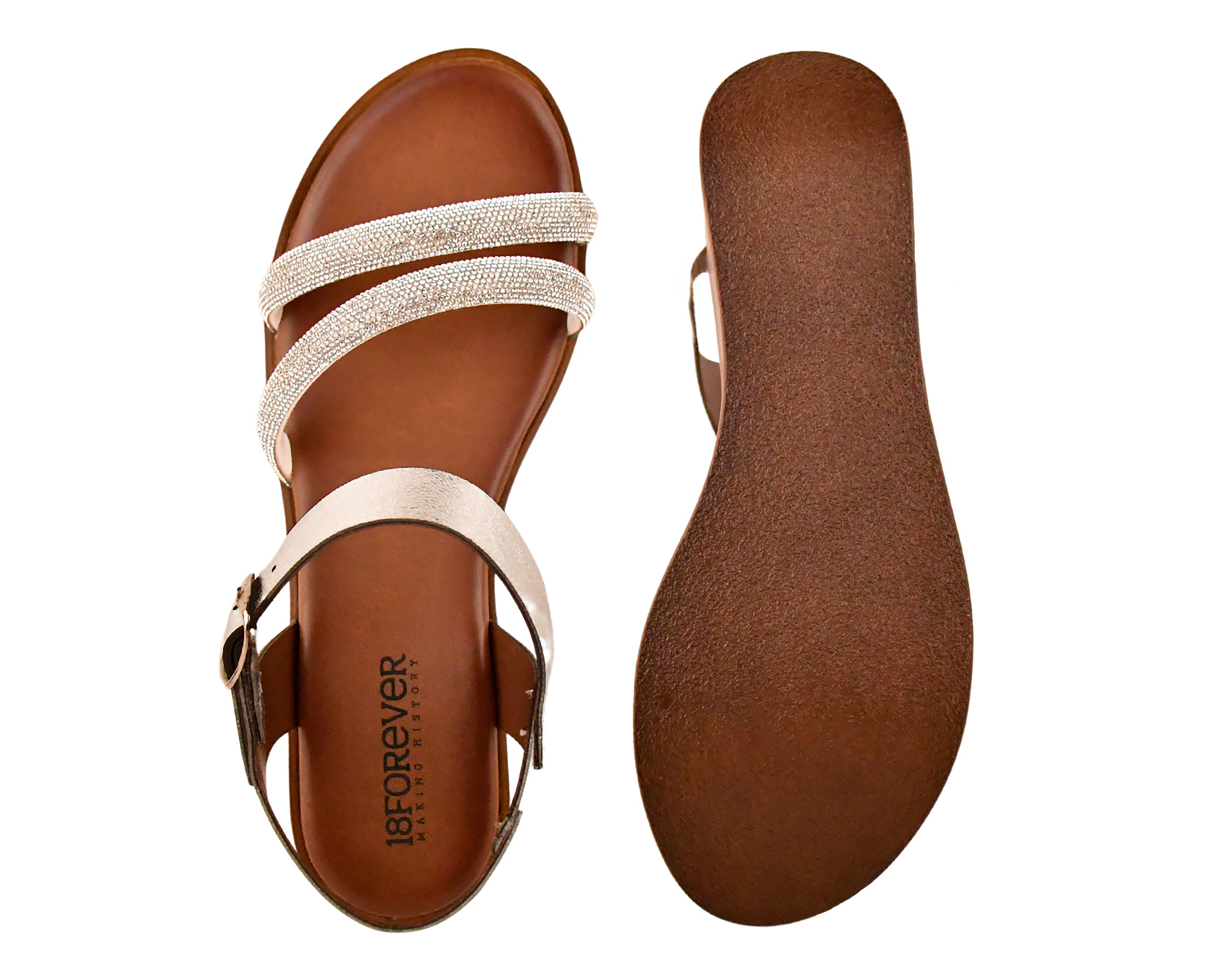 Foto 4 pulgar | Foto 3 | Sandalias Casuales 18 Forever para Mujer