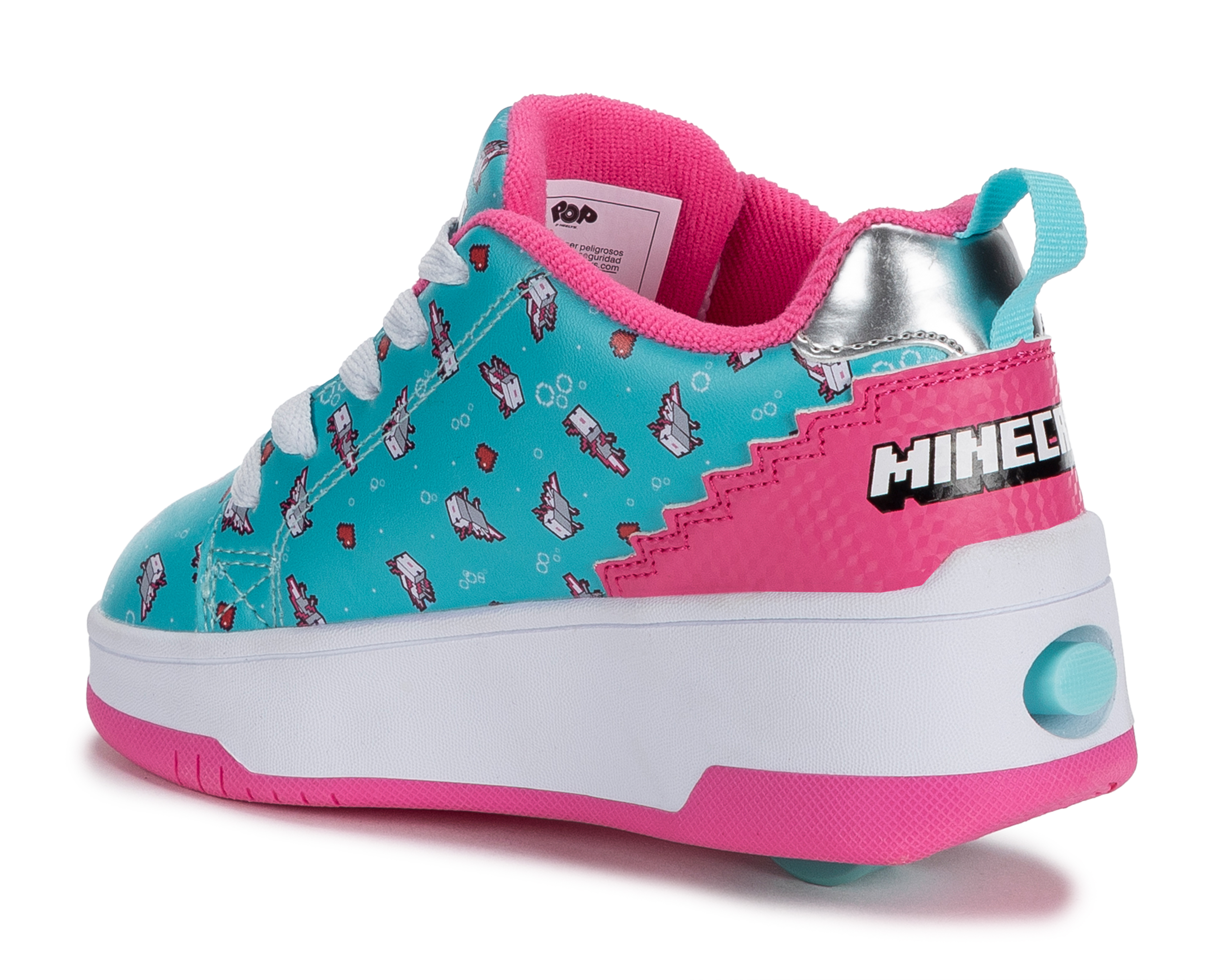 Foto 4 pulgar | Foto 3 | Tenis Patines para Niña Heelys Minecraft