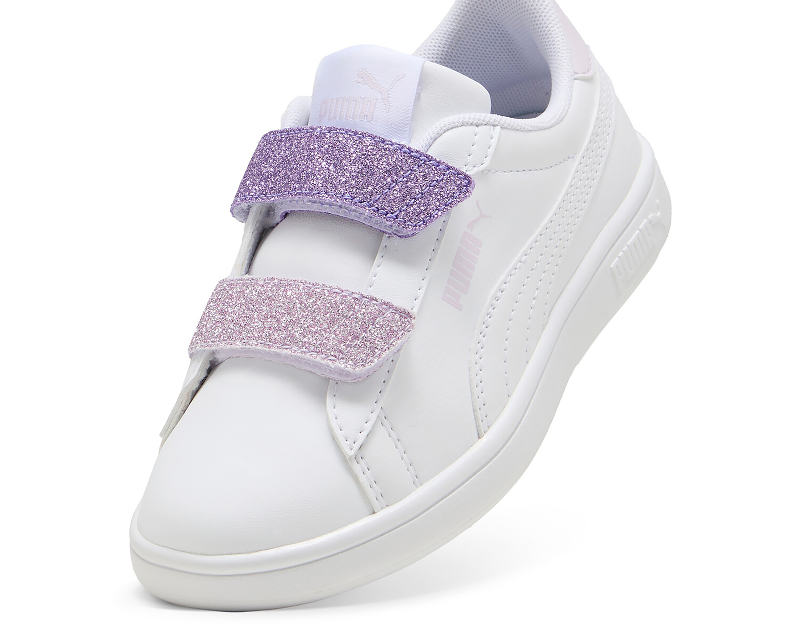 Foto 6 pulgar | Foto 5 | Tenis Puma Smash 3.0 L Glitter para Niña