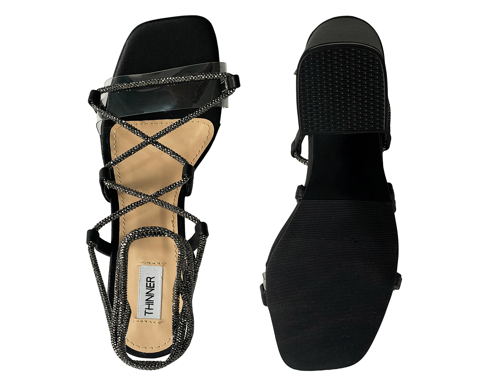 Foto 3 pulgar | Foto 2 | Sandalias de Tacón Thinner para Mujer