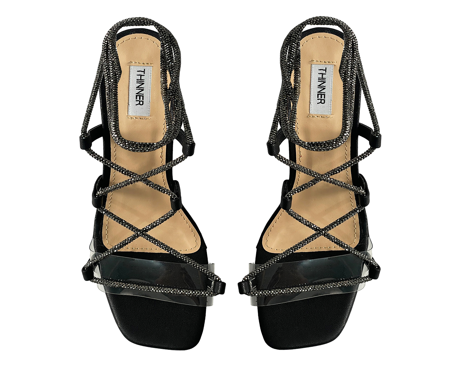 Foto 4 pulgar | Foto 3 | Sandalias de Tacón Thinner para Mujer