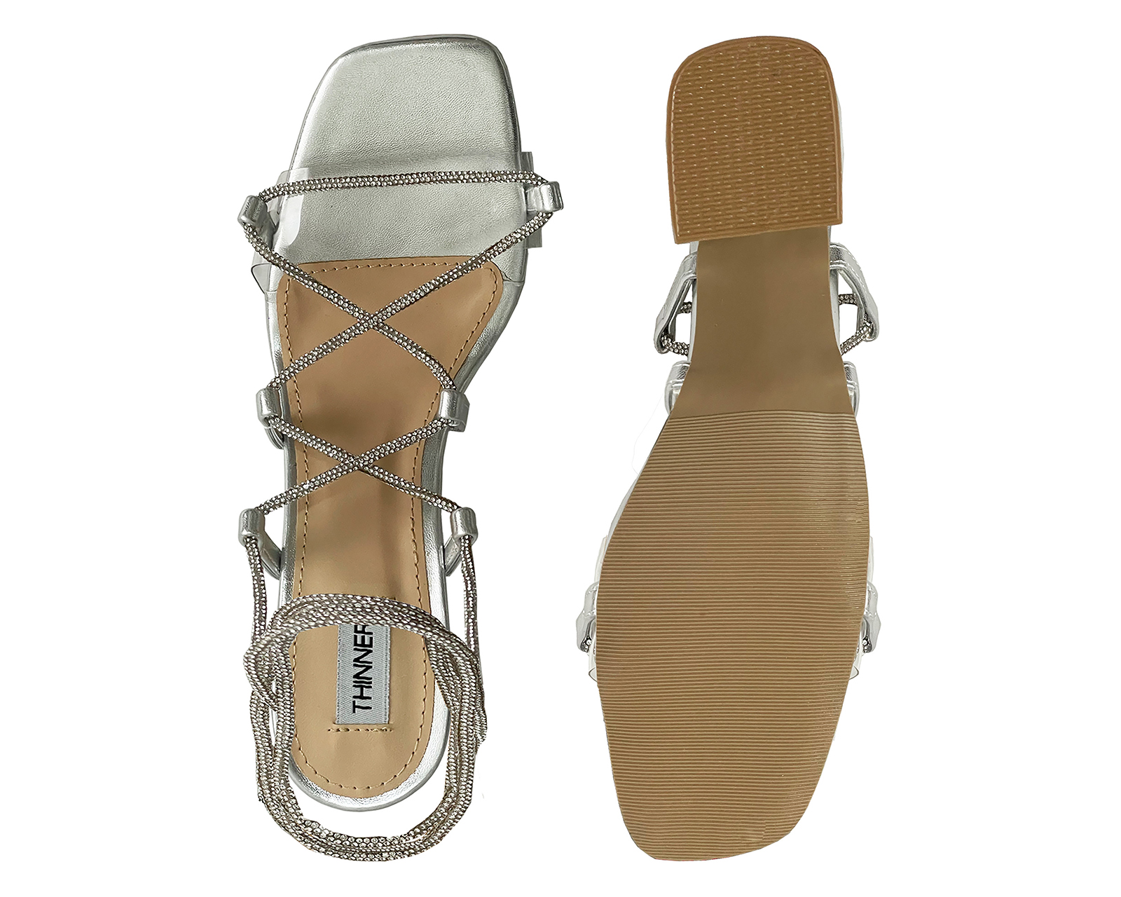 Foto 3 pulgar | Foto 2 | Sandalias de Tacón Thinner para Mujer