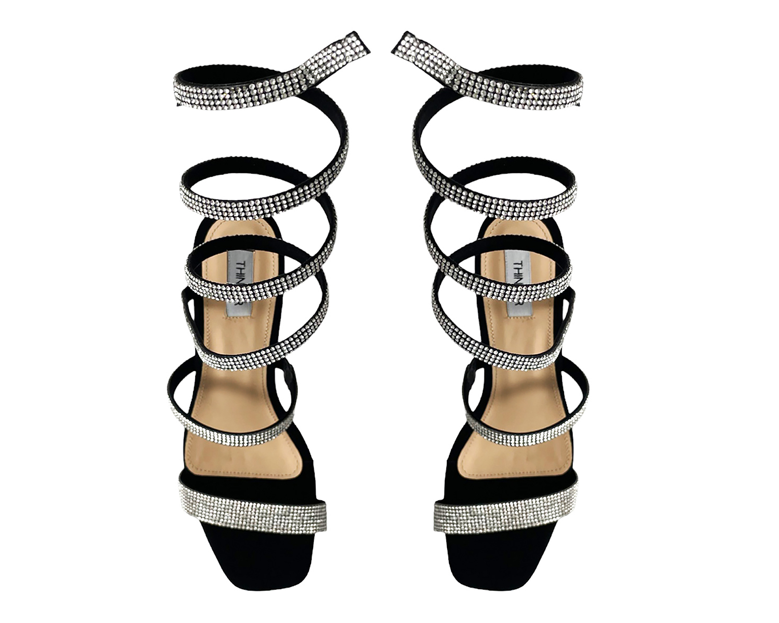 Foto 4 pulgar | Foto 3 | Sandalias de Tacón Thinner para Mujer