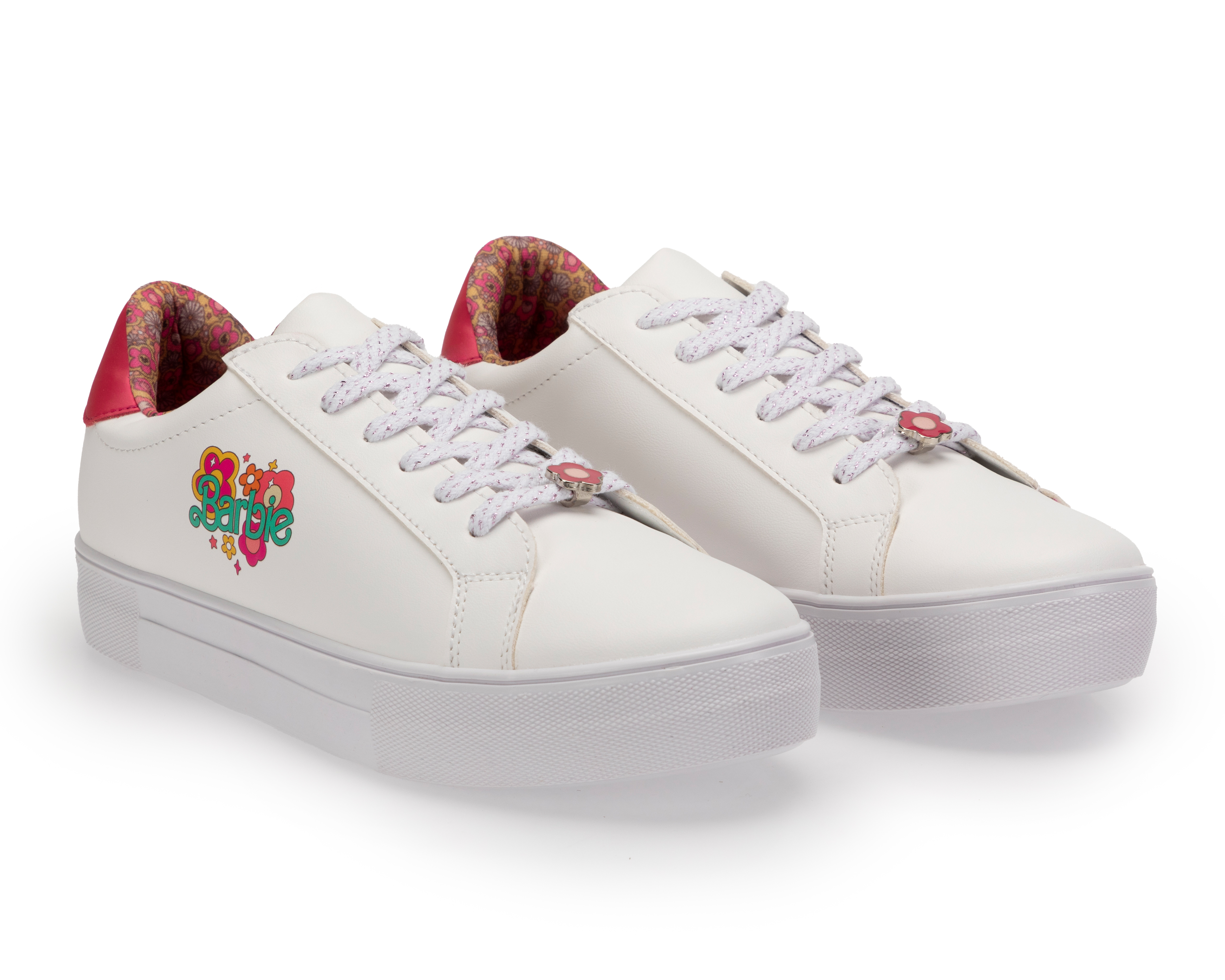 Foto 2 pulgar | Foto 1 | Tenis Casuales Barbie para Mujer