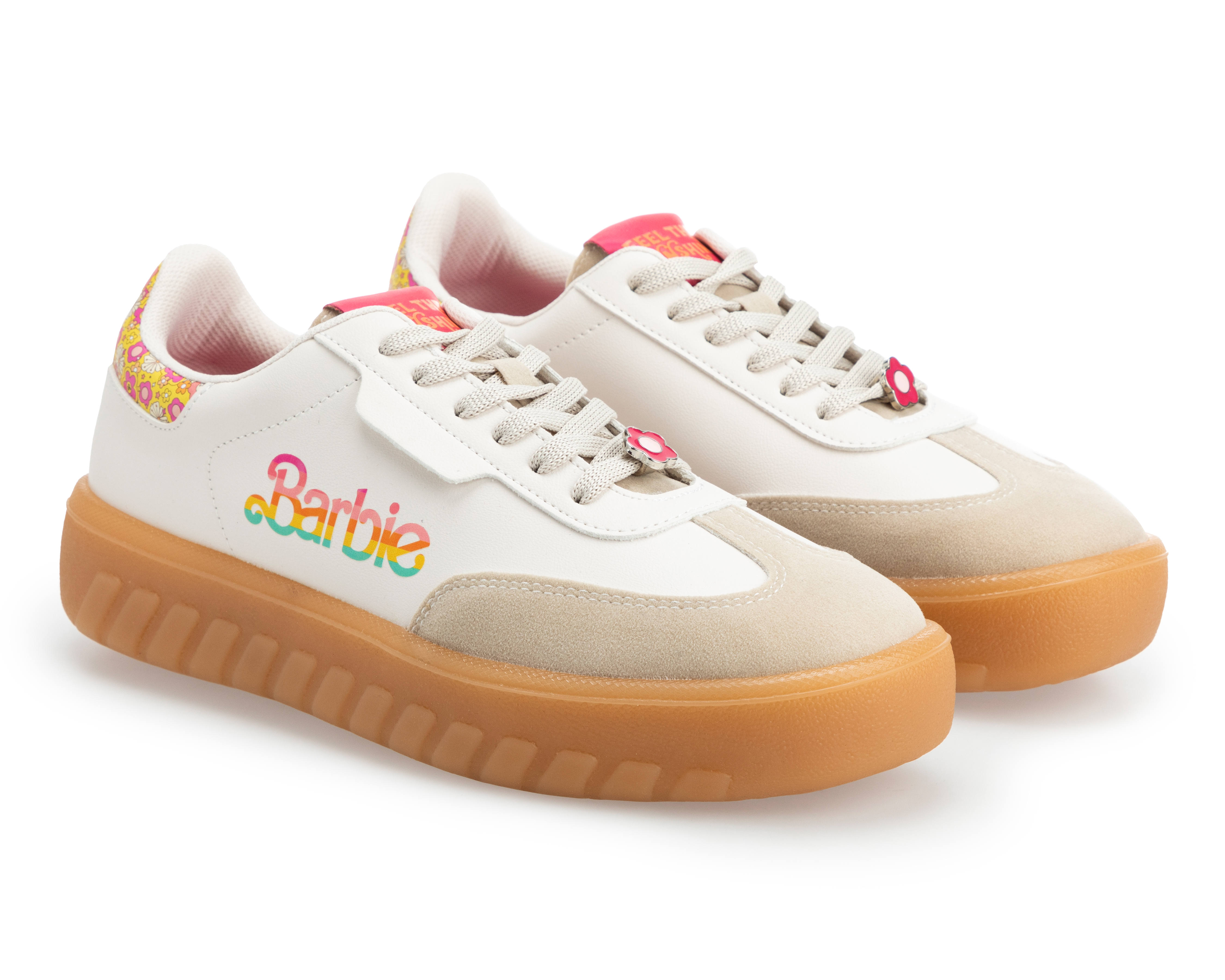 Foto 2 pulgar | Foto 1 | Tenis Casuales Barbie para Niña