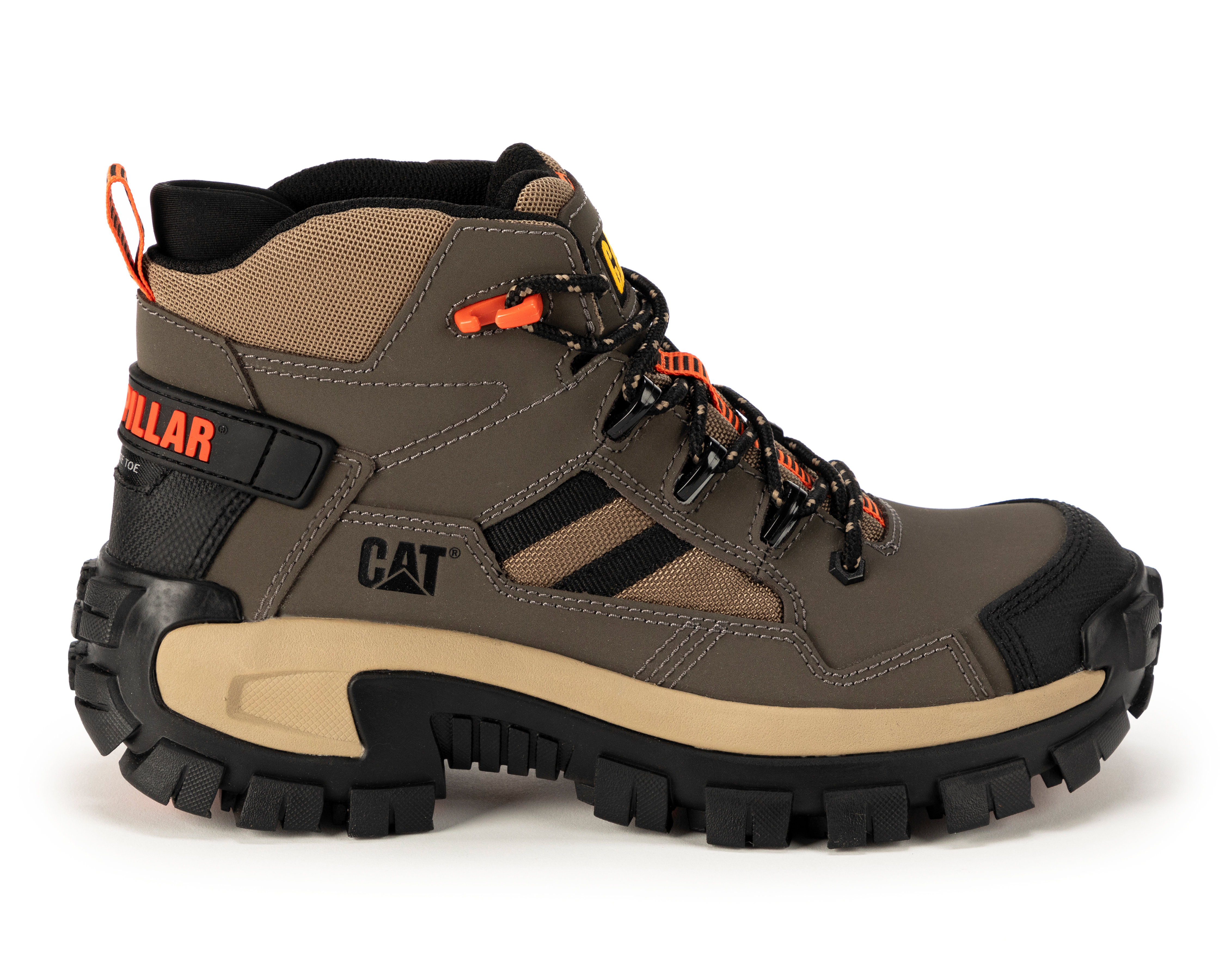 Foto 2 | Foto 2 | Botas de Trabajo CAT Invader Mid Vent CT Industrial de Piel para Hombre