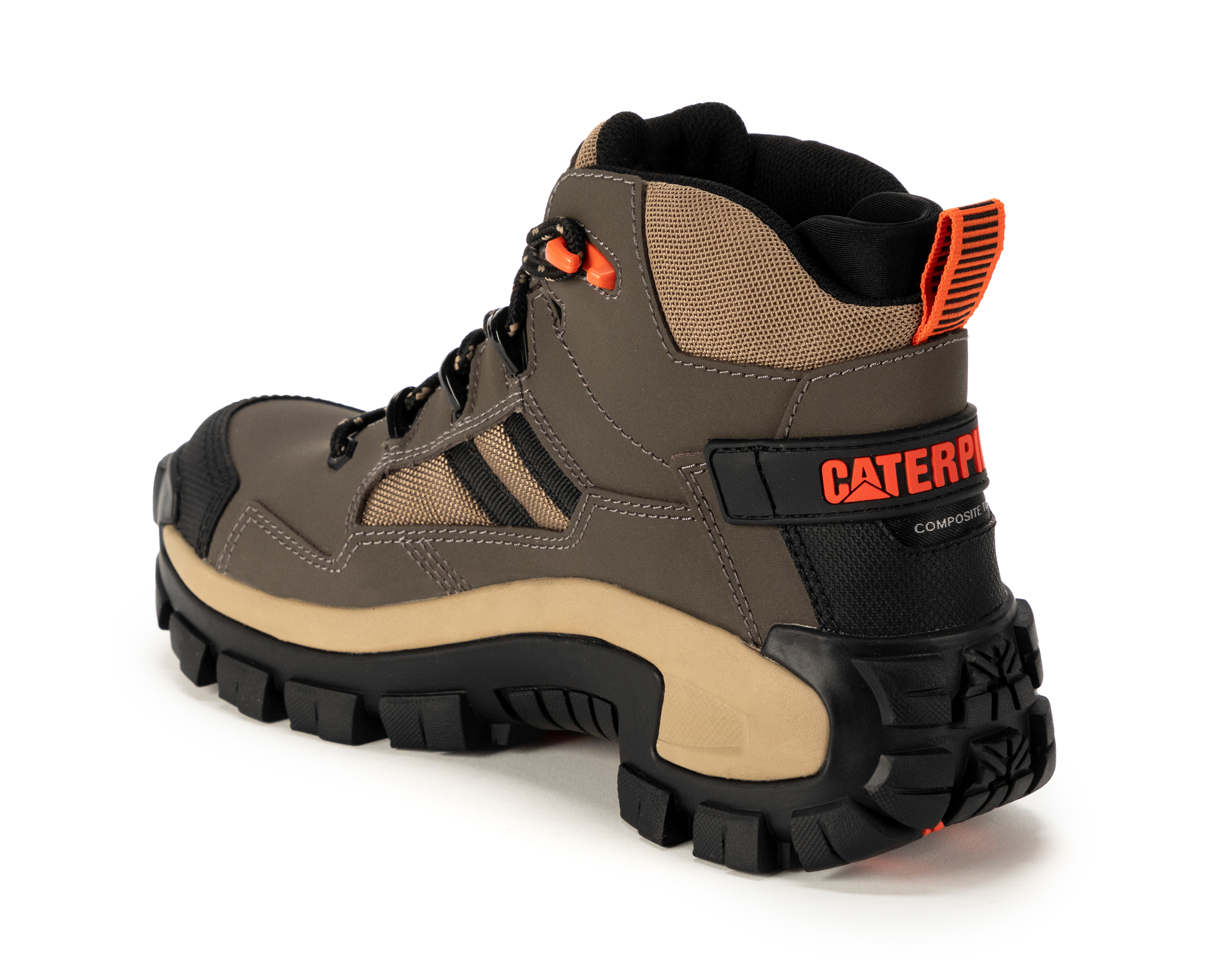 Foto 3 | Foto 3 | Botas de Trabajo CAT Invader Mid Vent CT Industrial de Piel para Hombre