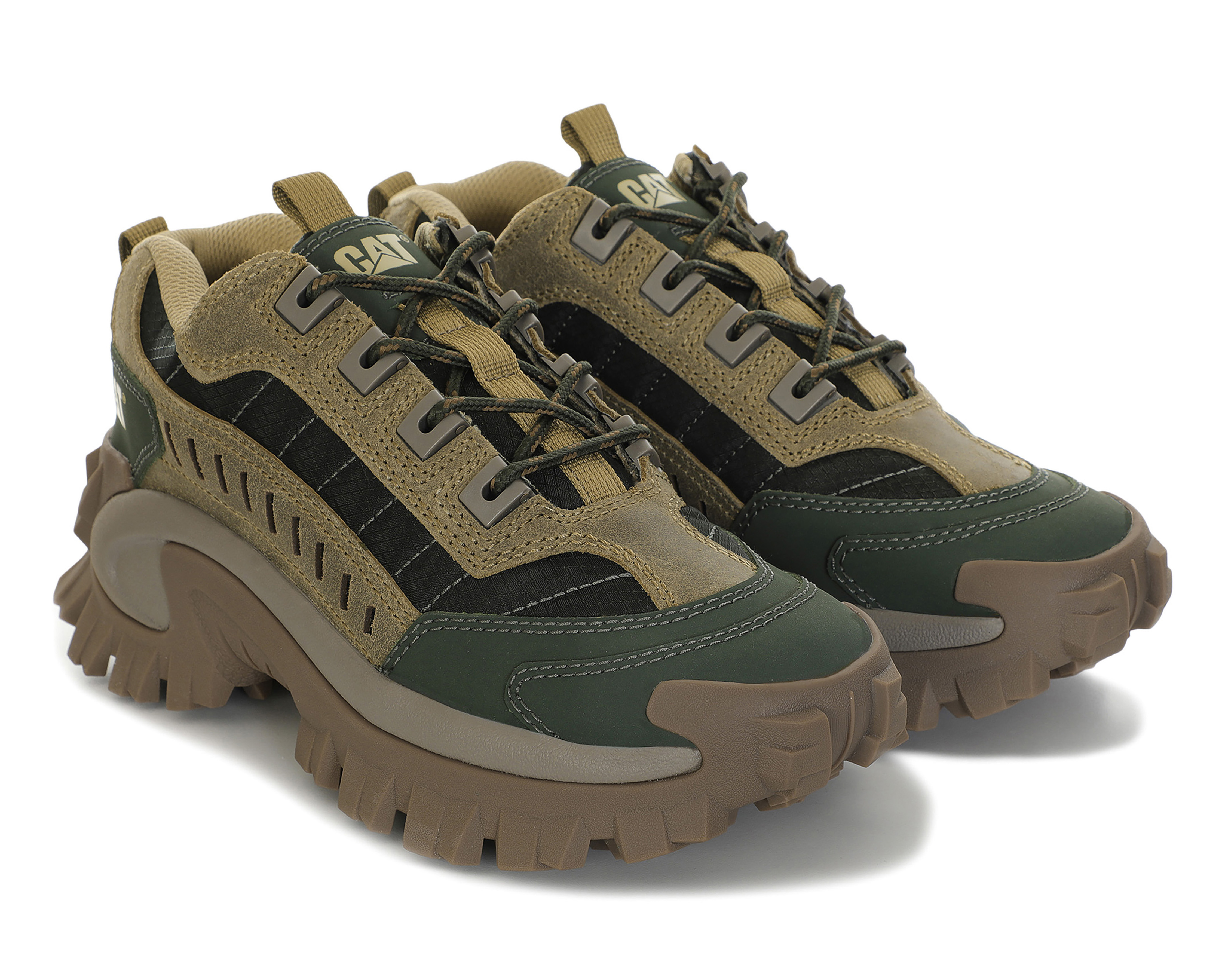 Foto 2 pulgar | Foto 1 | Tenis CAT Intruder de Piel para Hombre