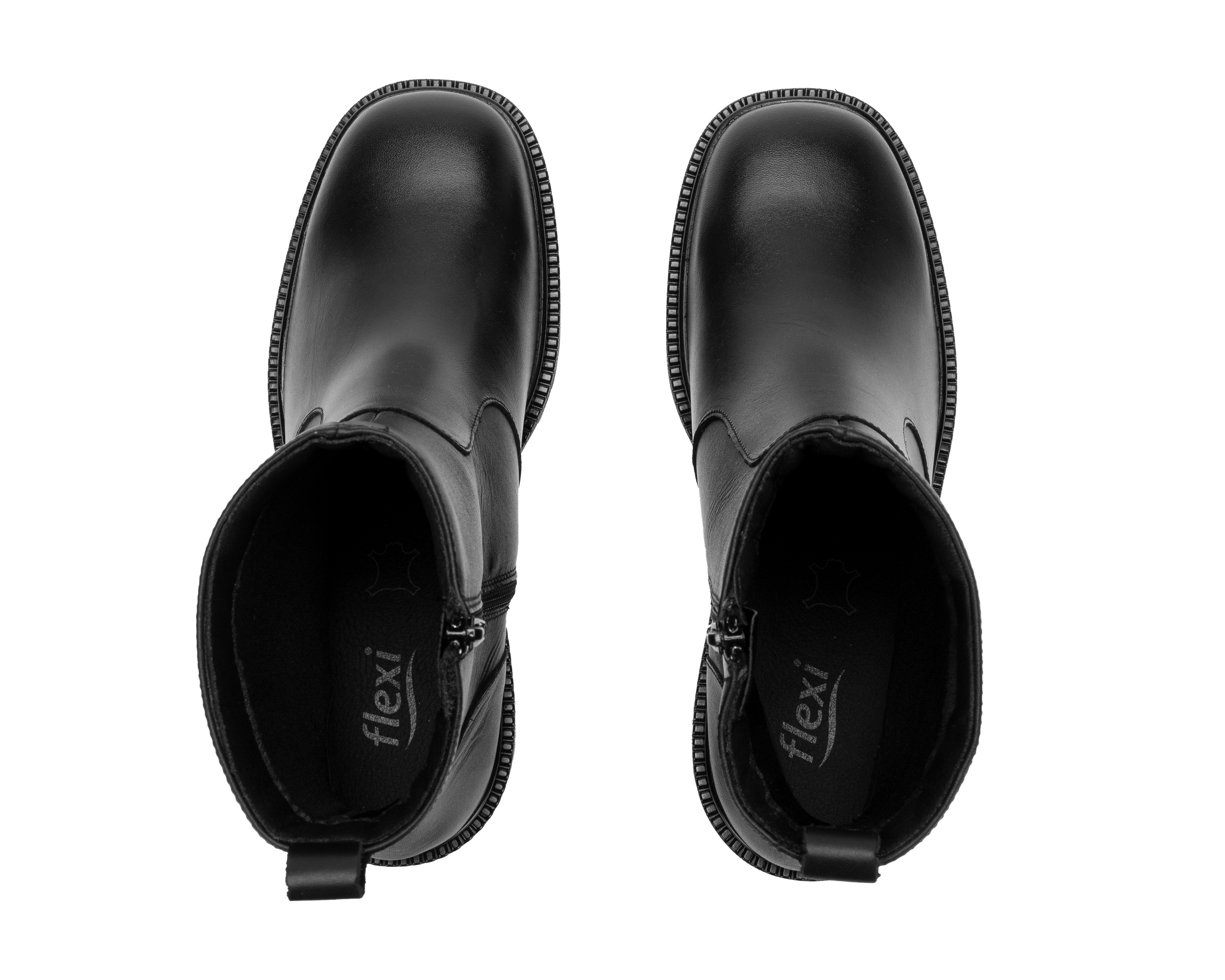 Foto 4 pulgar | Foto 3 | Botines Confort Flexi de Piel para Mujer