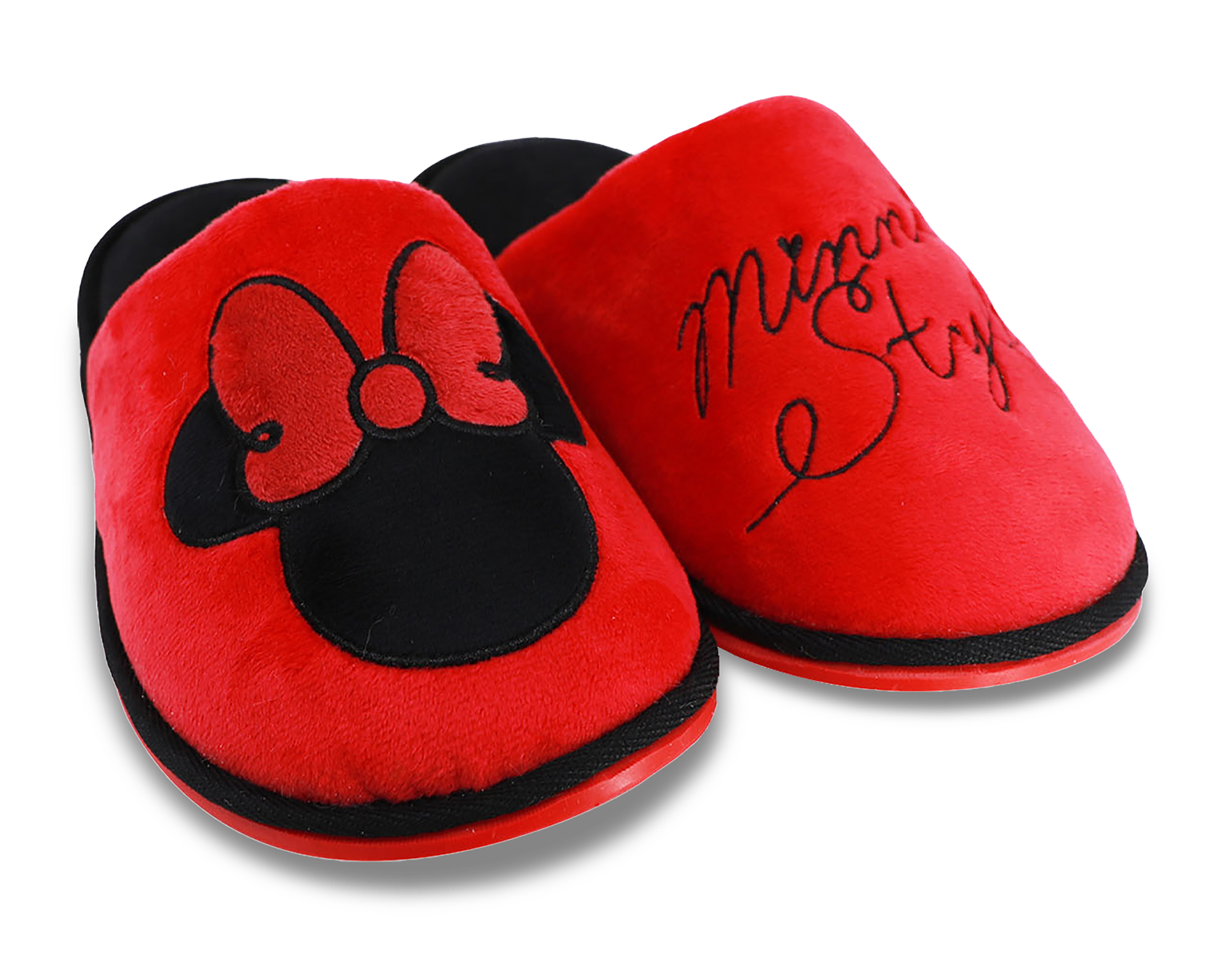 Pantuflas de Minnie Mouse para Mujer Disney