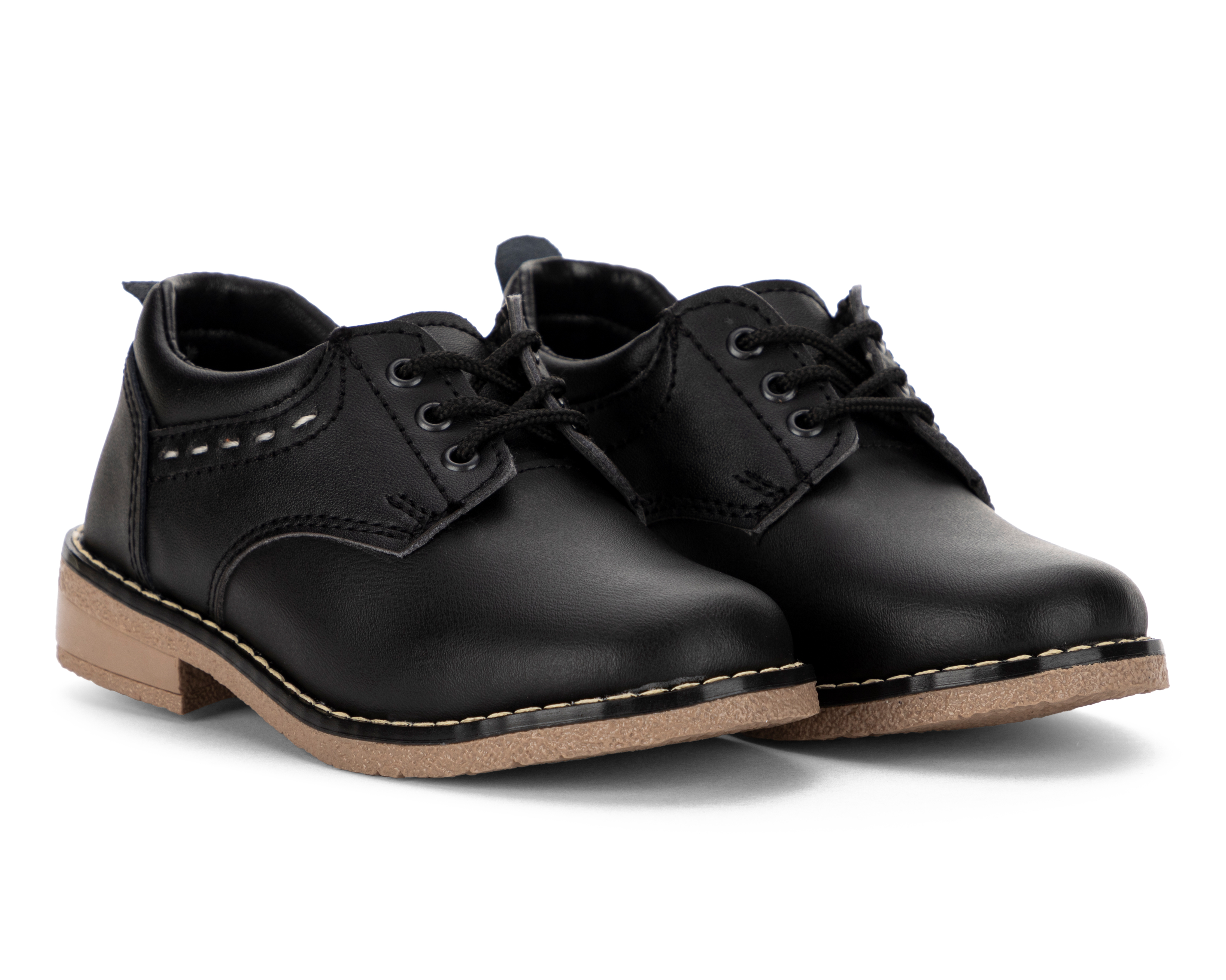 Foto 2 pulgar | Foto 1 | Zapatos Escolares Grafito de Piel para Niño