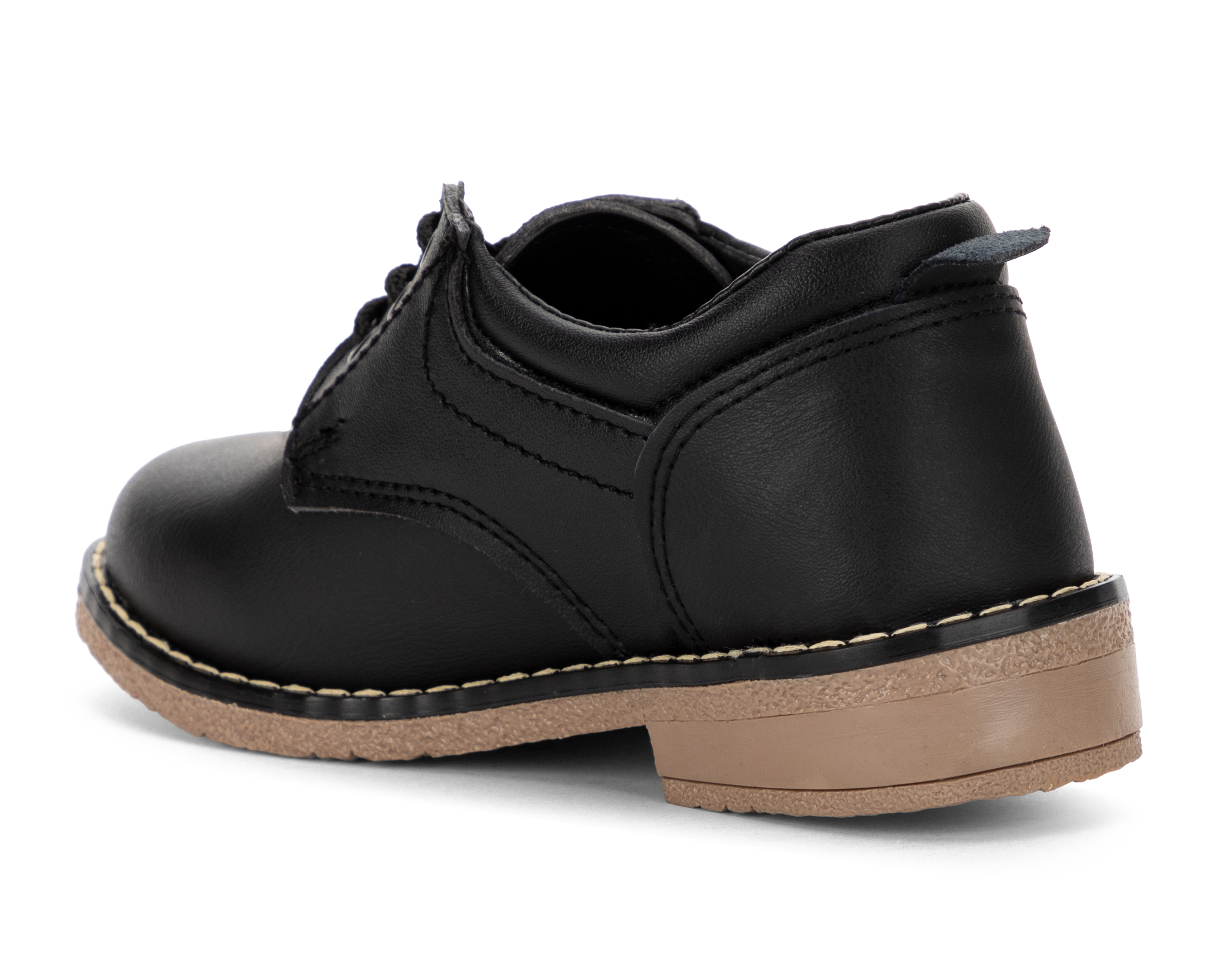 Foto 4 pulgar | Foto 3 | Zapatos Escolares Grafito de Piel para Niño