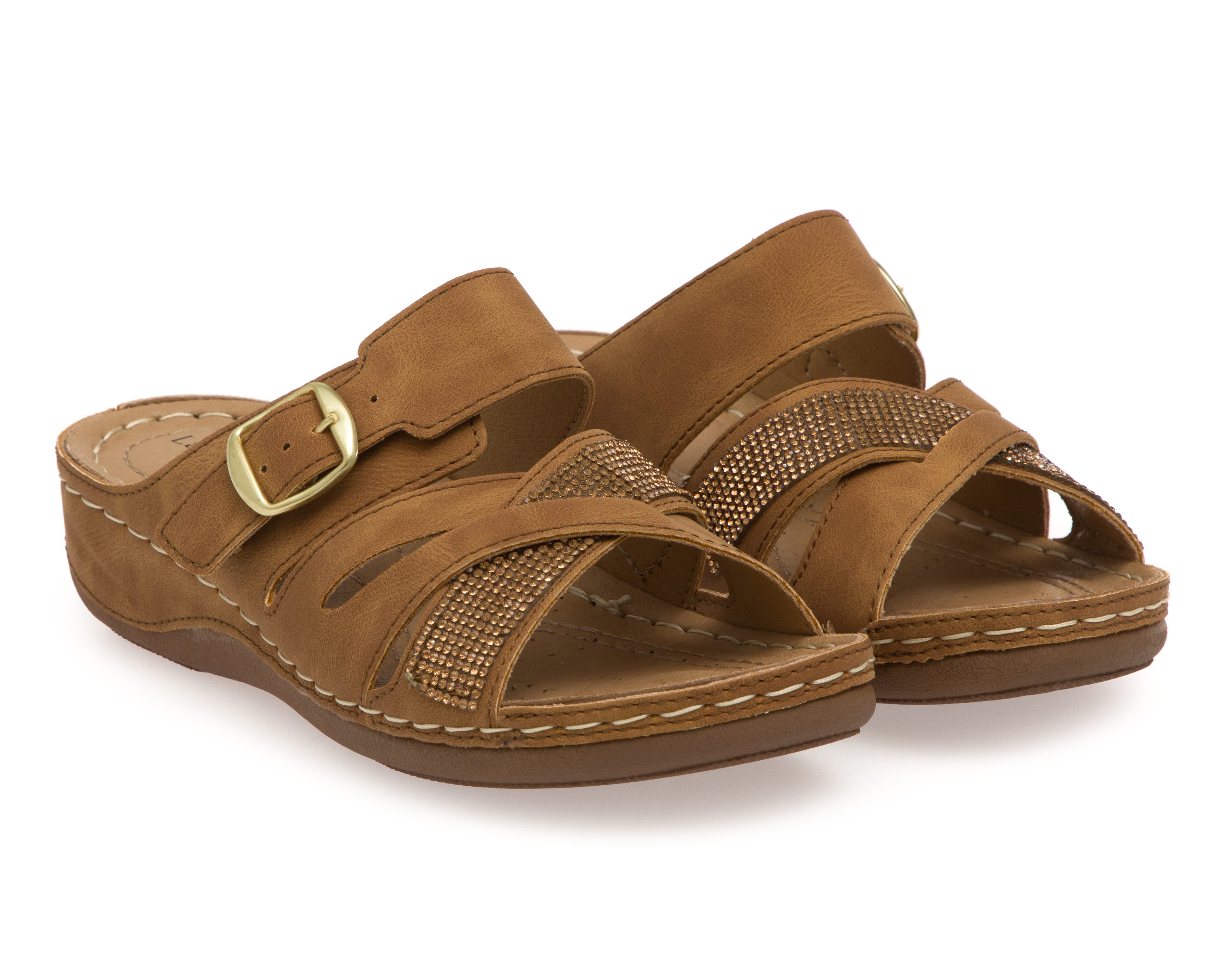 Foto 2 pulgar | Foto 1 | Sandalias Confort Lady Sun Conforto para Mujer
