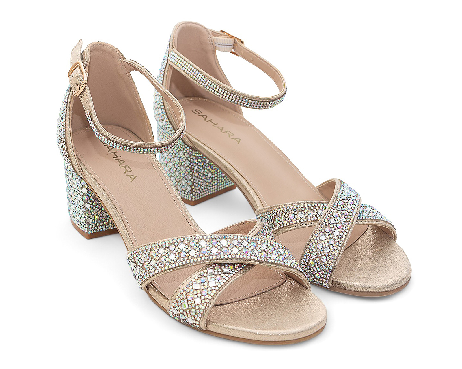 Foto 2 pulgar | Foto 1 | Sandalias de Tacón Sahara para Mujer