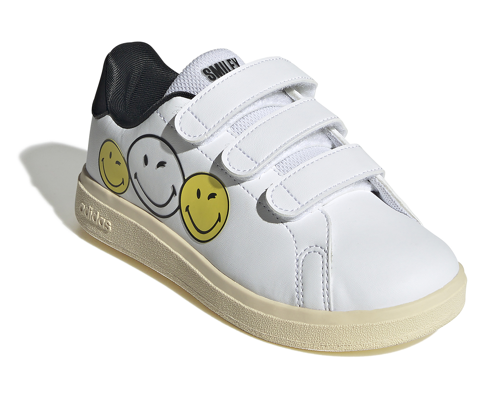 Foto 2 pulgar | Foto 1 | Tenis Adidas Advantage Smiley CF para Niño