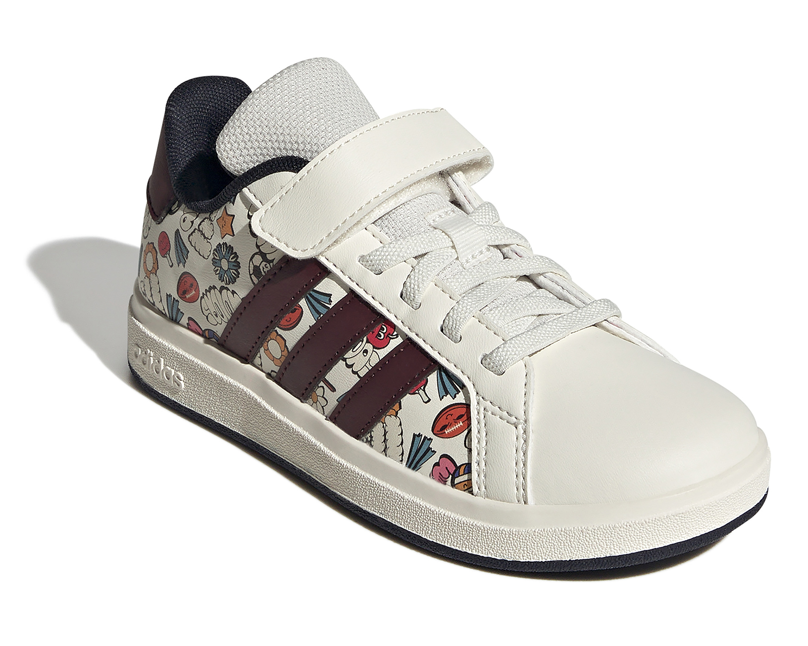 Foto 2 pulgar | Foto 1 | Tenis Adidas Grand Court Juveniles