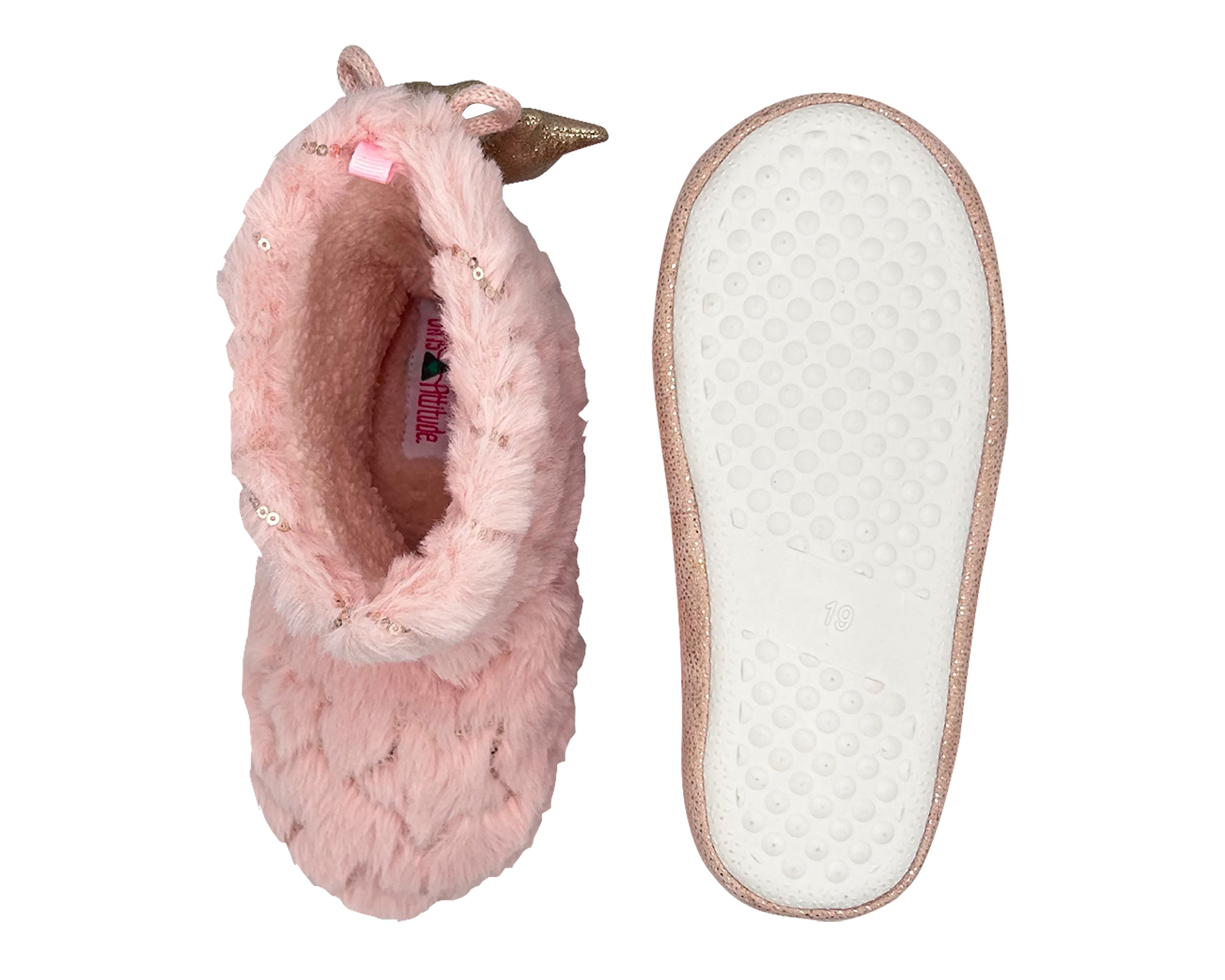 Foto 3 pulgar | Foto 2 | Pantuflas para Niña Girls Attitude