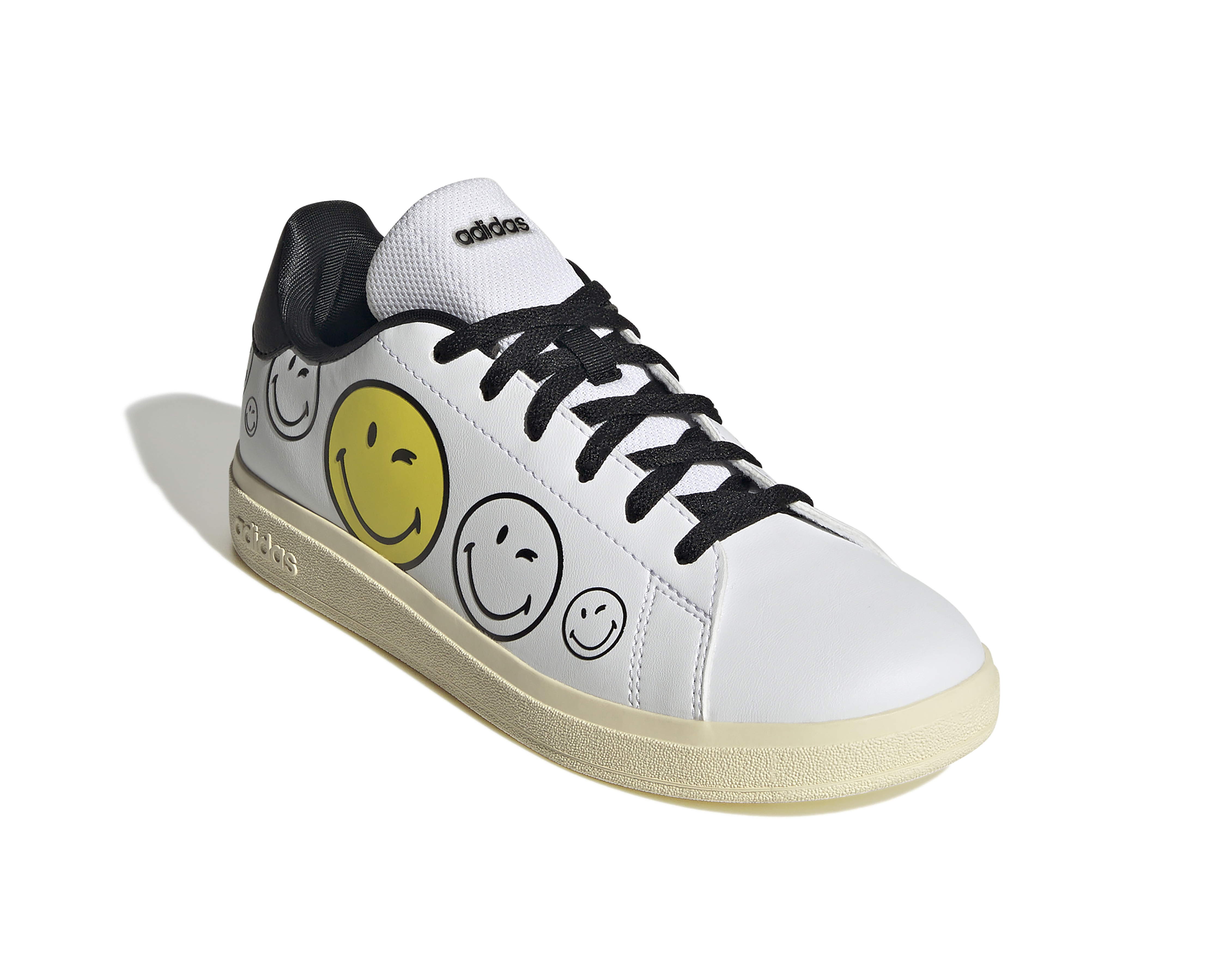 Foto 2 pulgar | Foto 1 | Tenis Adidas Advantage Smiley Juveniles