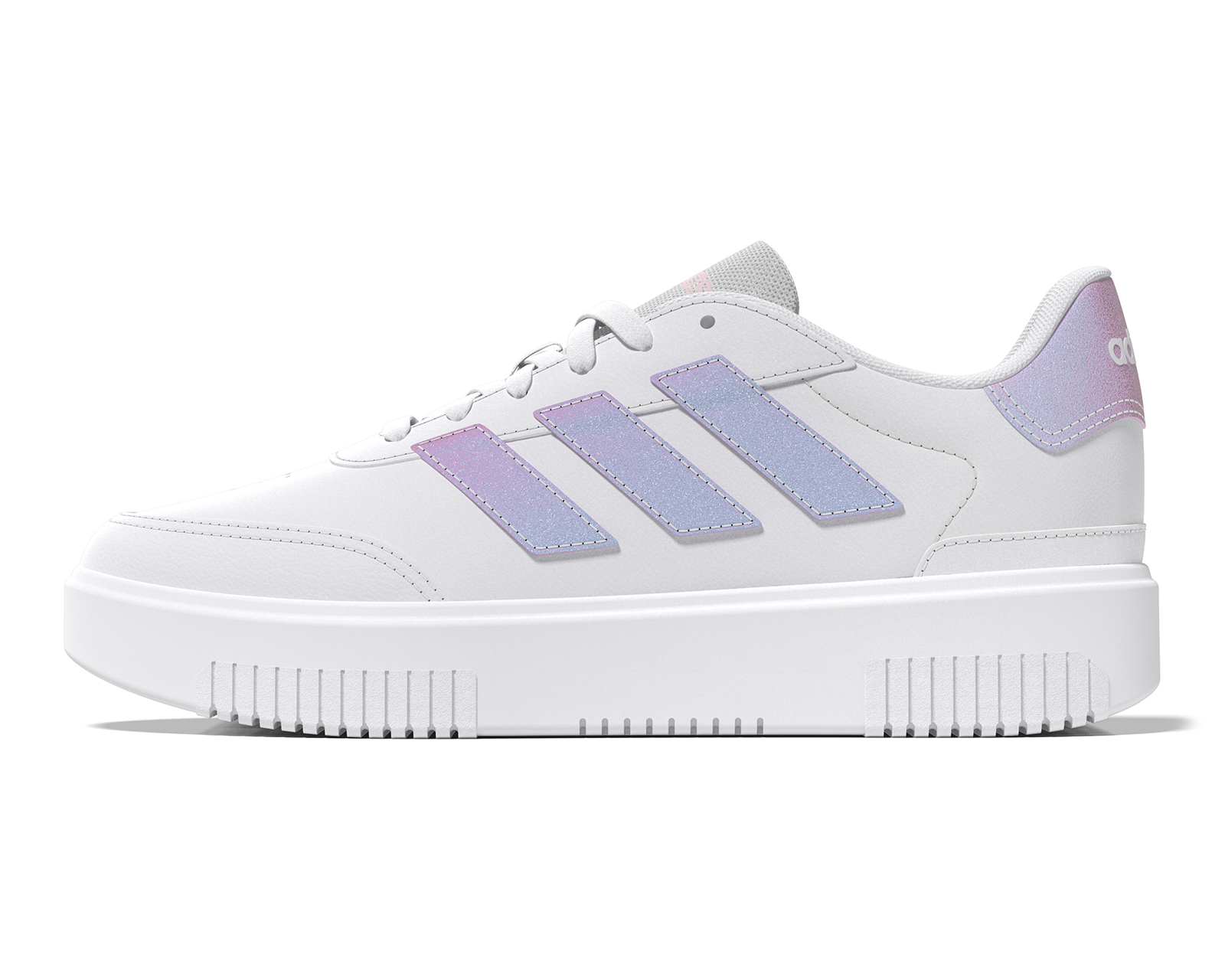 Foto 3 | Foto 3 | Tenis Adidas Courtblock Bold para Mujer