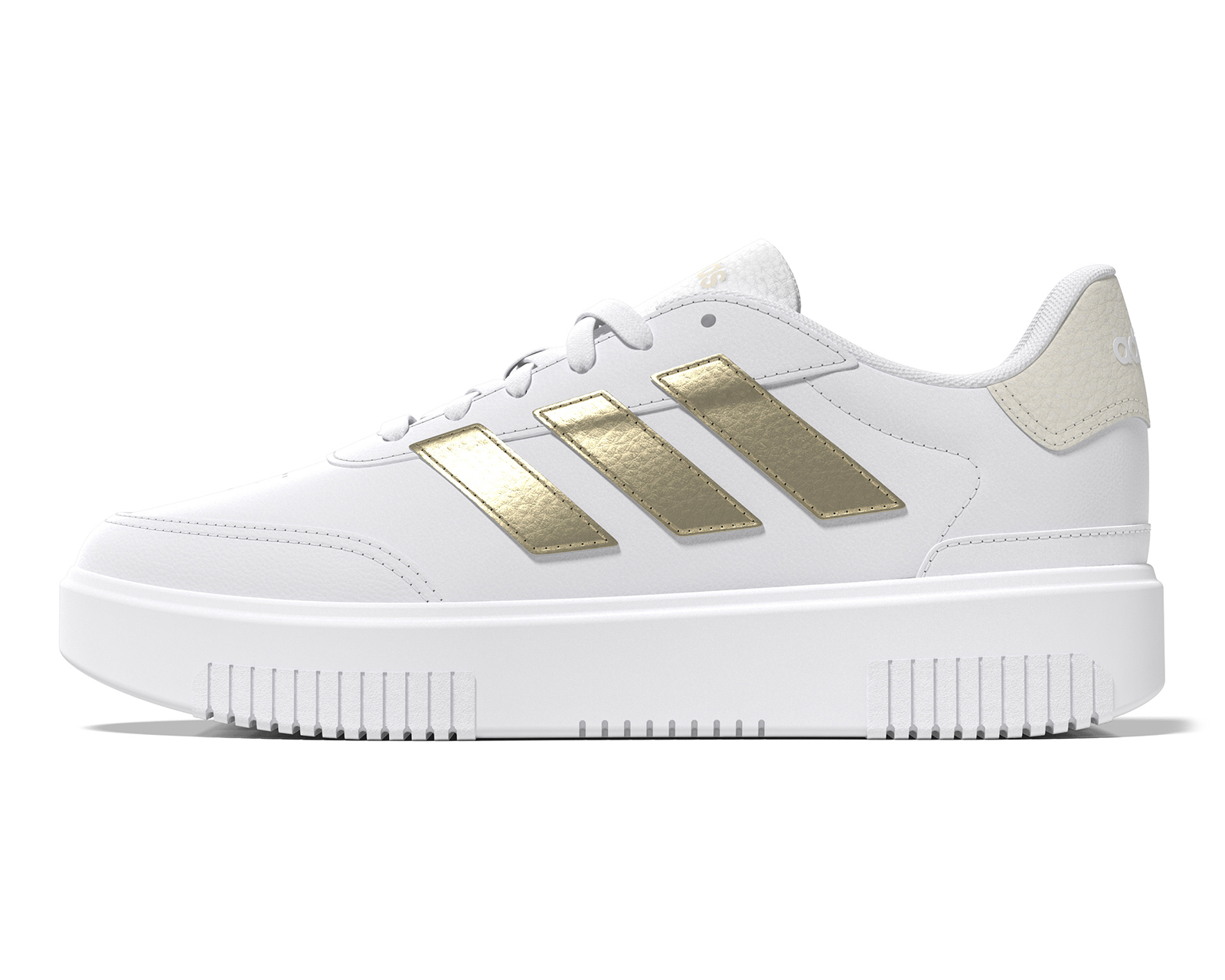 Foto 3 | Foto 3 | Tenis Adidas Courtblock Bold para Mujer