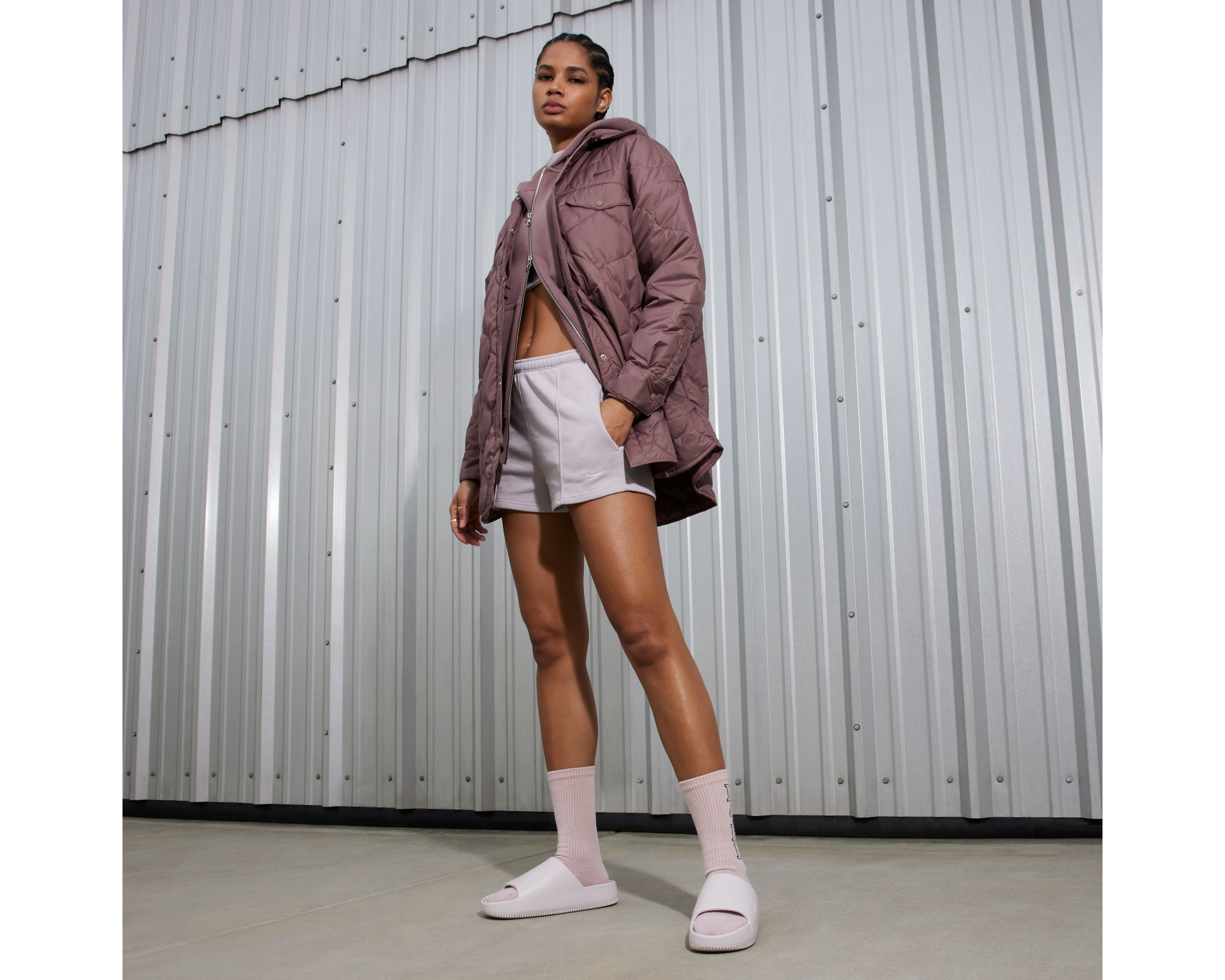 Foto 7 | Foto 7 | Sandalias Nike Calm Slide para Mujer