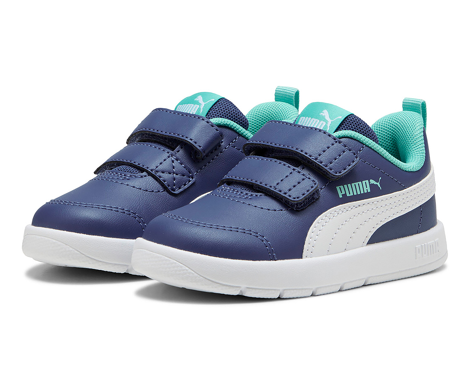 Foto 2 pulgar | Foto 1 | Tenis Puma Courtflex V3 para Bebé Niño