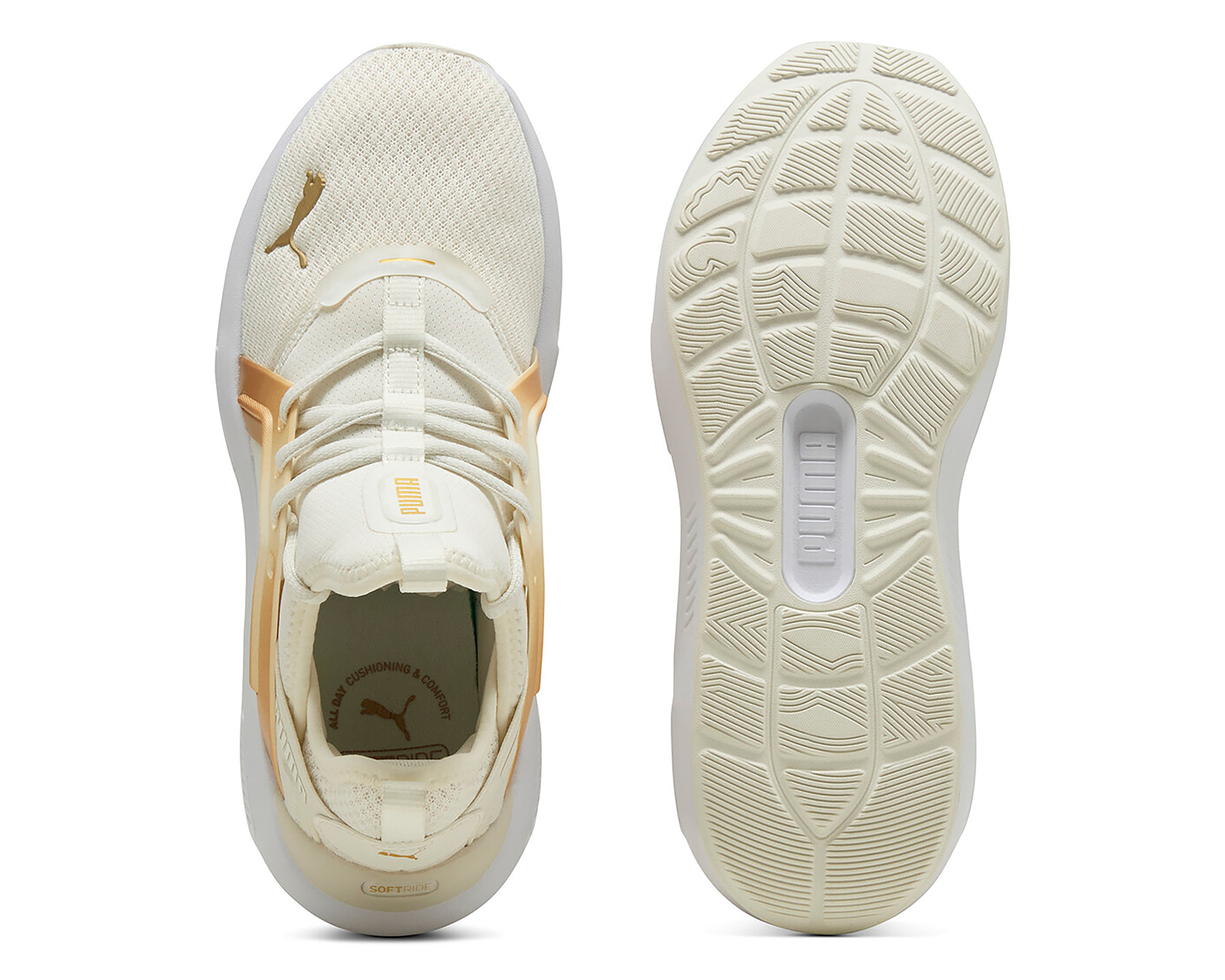 Foto 3 pulgar | Foto 2 | Tenis para Correr Puma Softride Enzo 5 Metallic para Mujer