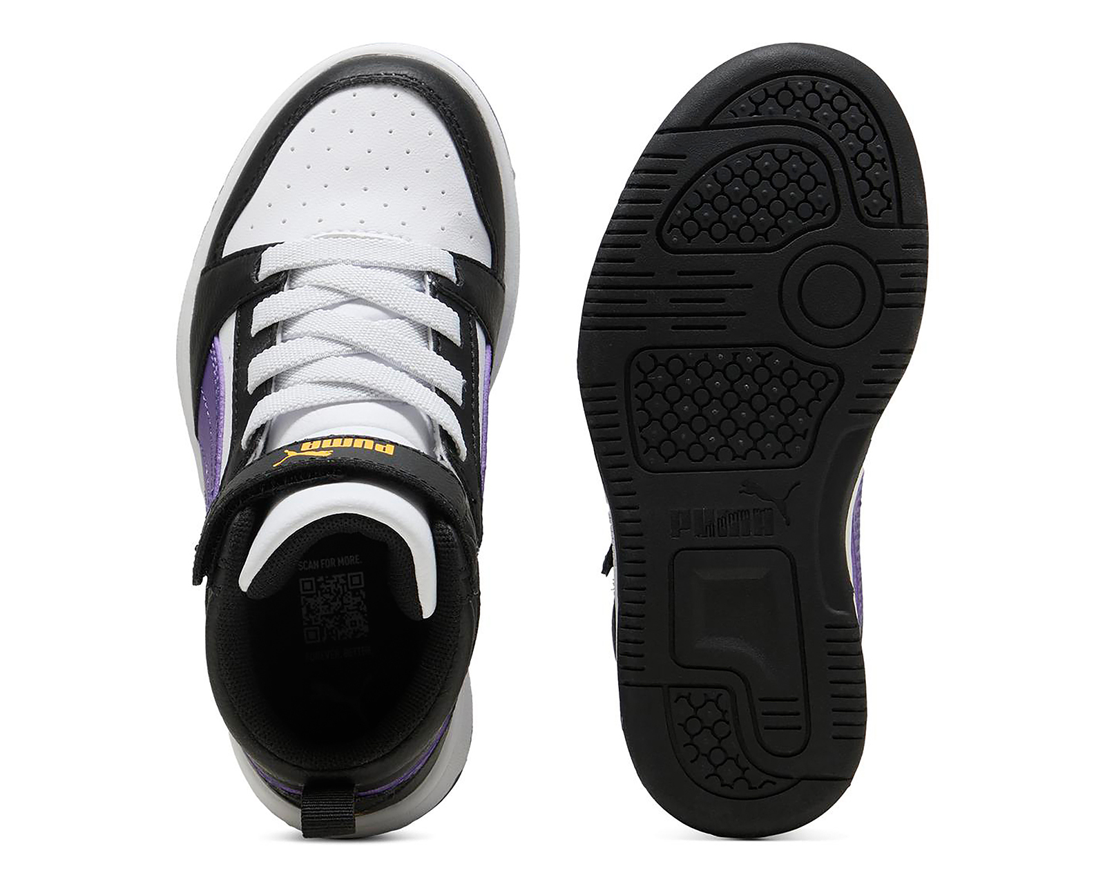 Foto 2 | Foto 2 | Tenis Puma Rebound V6 Mid para Niño