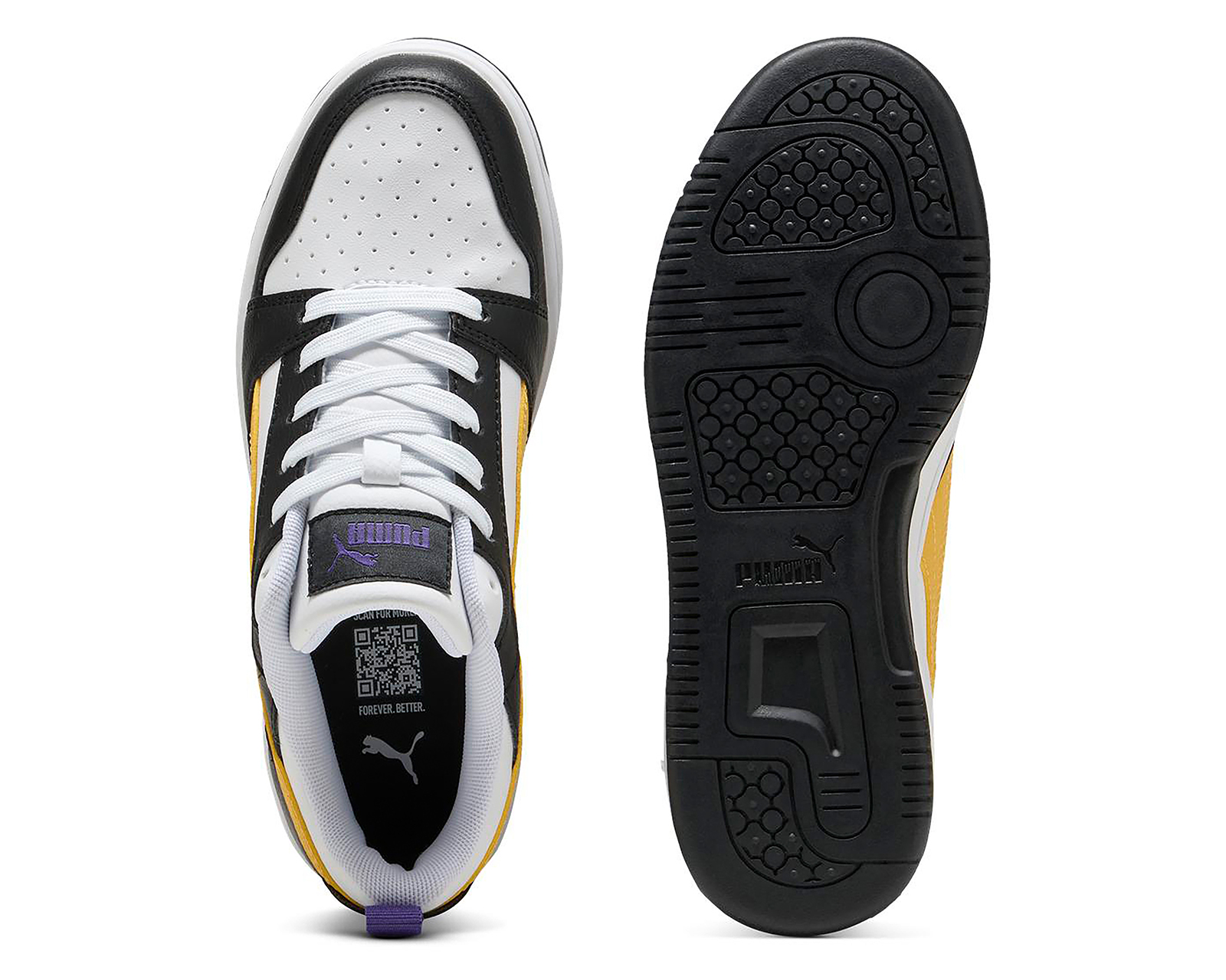 Foto 3 pulgar | Foto 2 | Tenis Puma Rebound V6 Low Juveniles