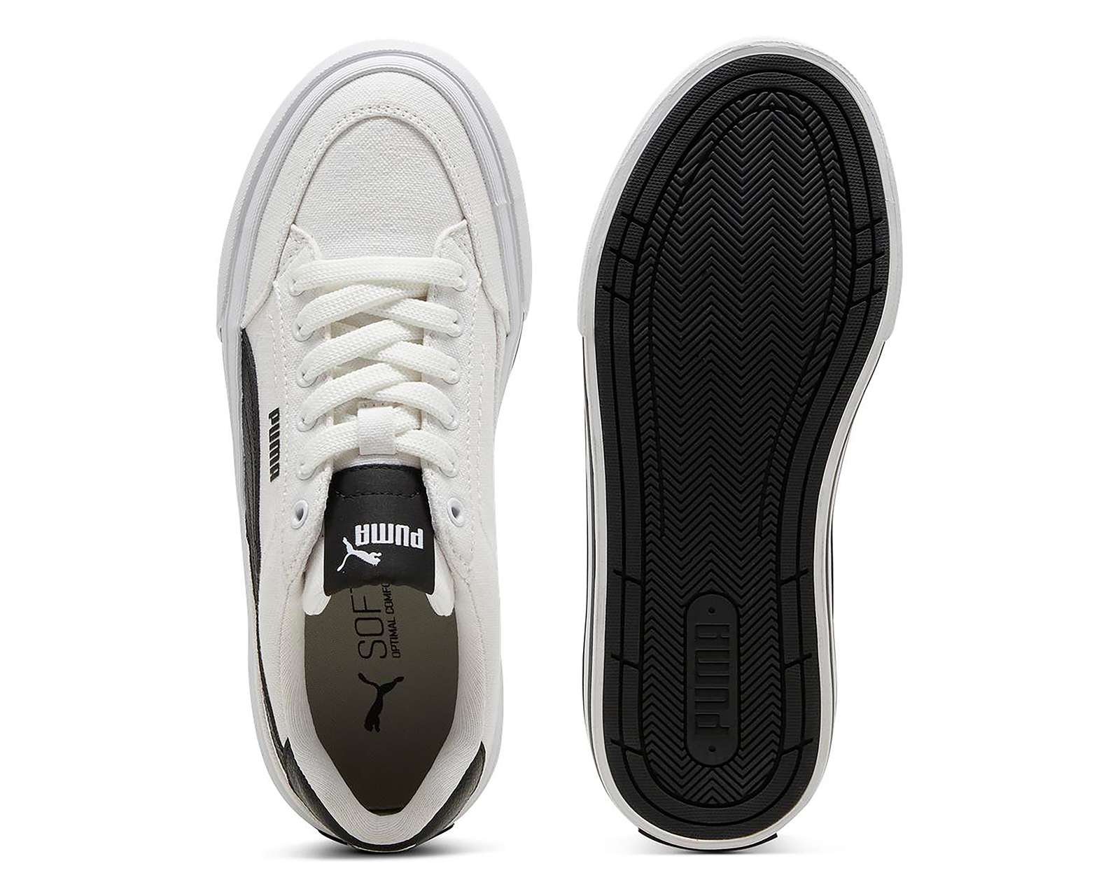 Foto 3 pulgar | Foto 2 | Tenis Puma Court Classic Vulc Formstrip Juveniles