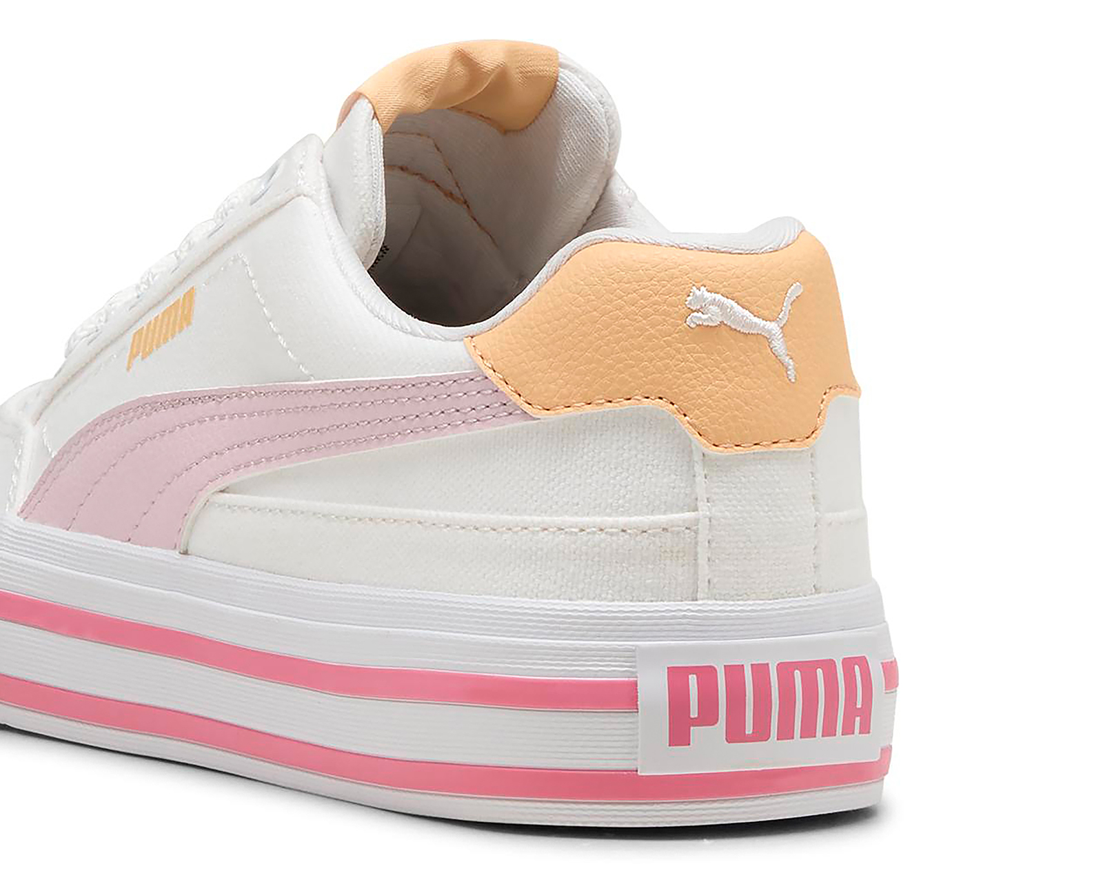 Foto 7 pulgar | Foto 6 | Tenis Puma Court Classic Vulc Formstrip Juveniles