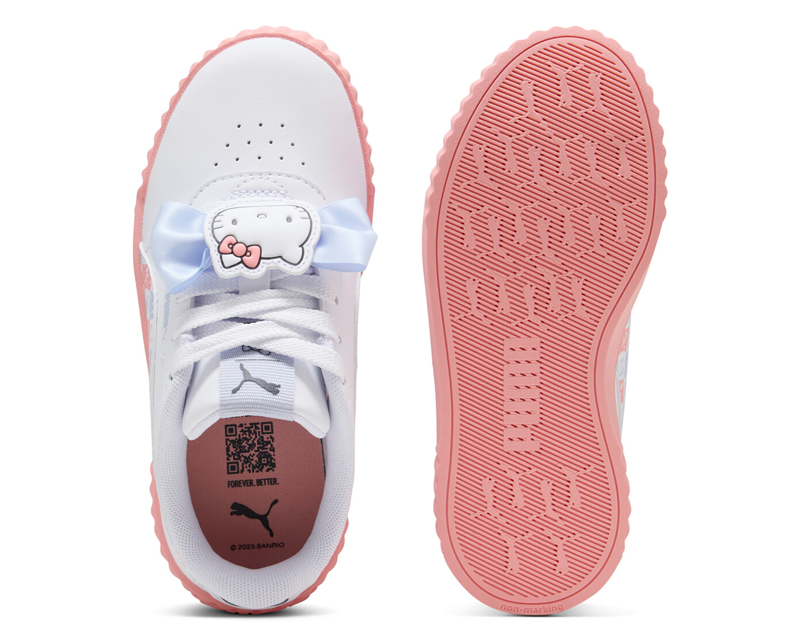 Foto 3 pulgar | Foto 2 | Tenis Puma Carina 3.0 Hello Kitty and Friends PS para Niña