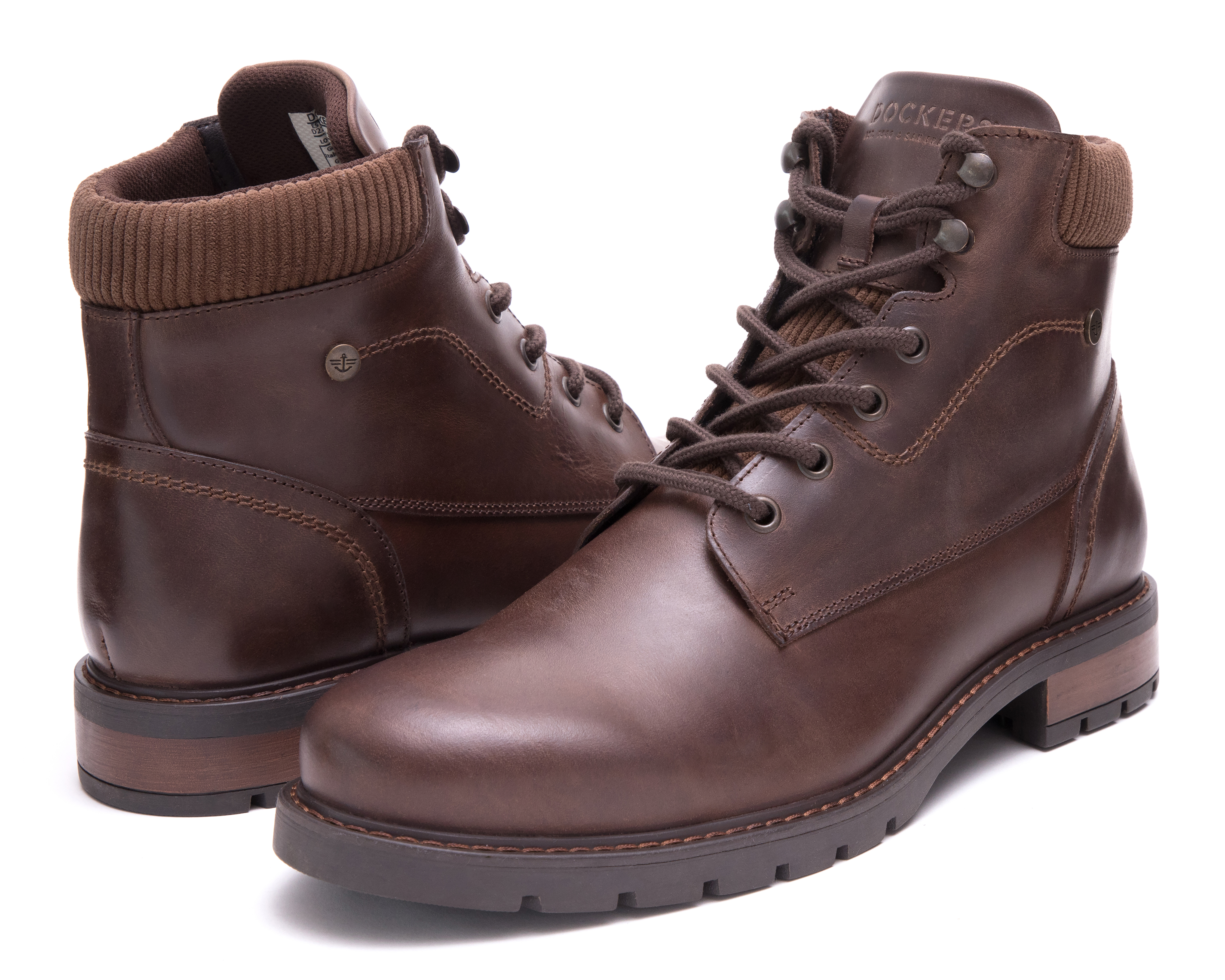 Botas Casuales Dockers Hykes de Piel para Hombre
