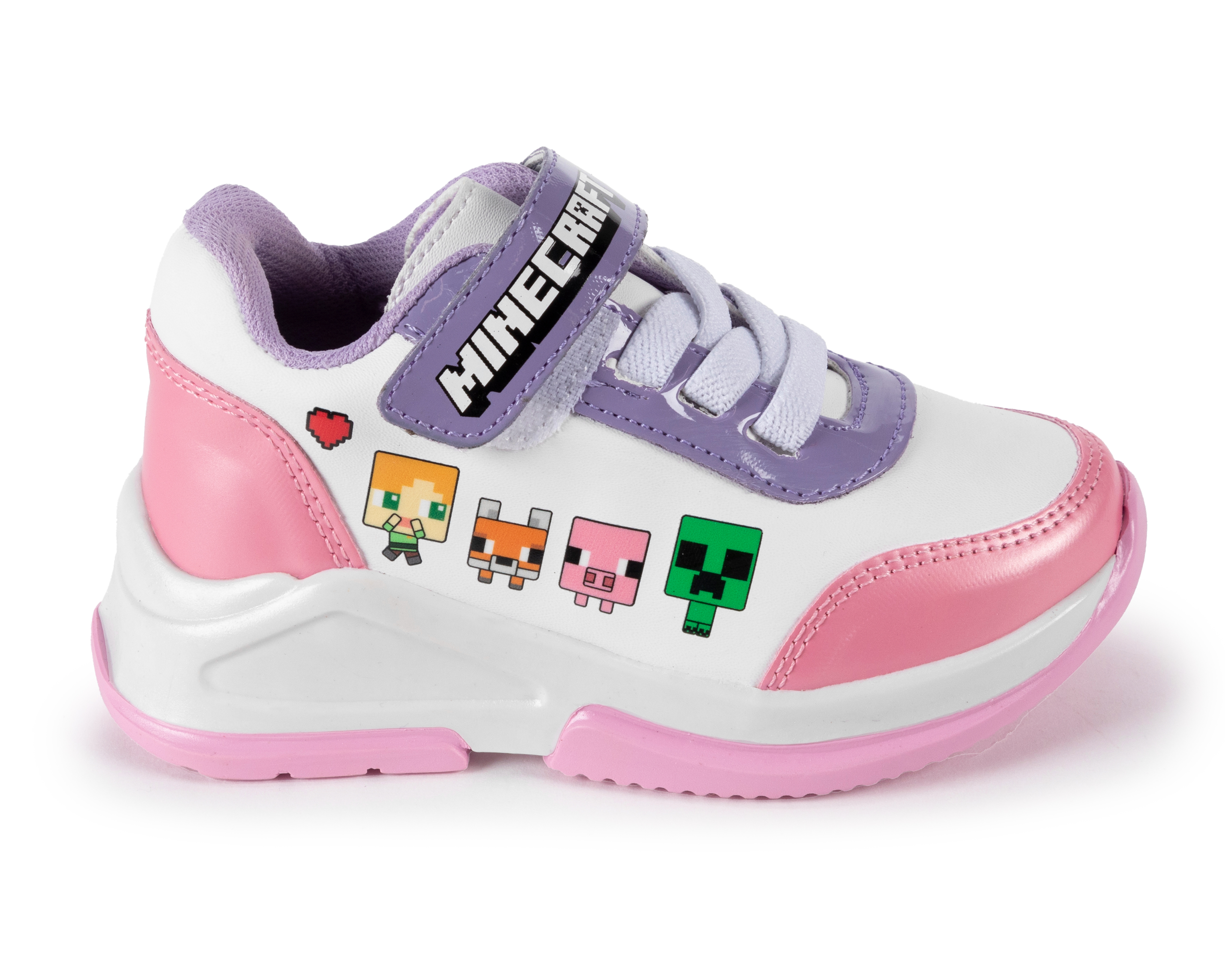 Foto 3 pulgar | Foto 2 | Tenis de Moda Minecraft para Niña