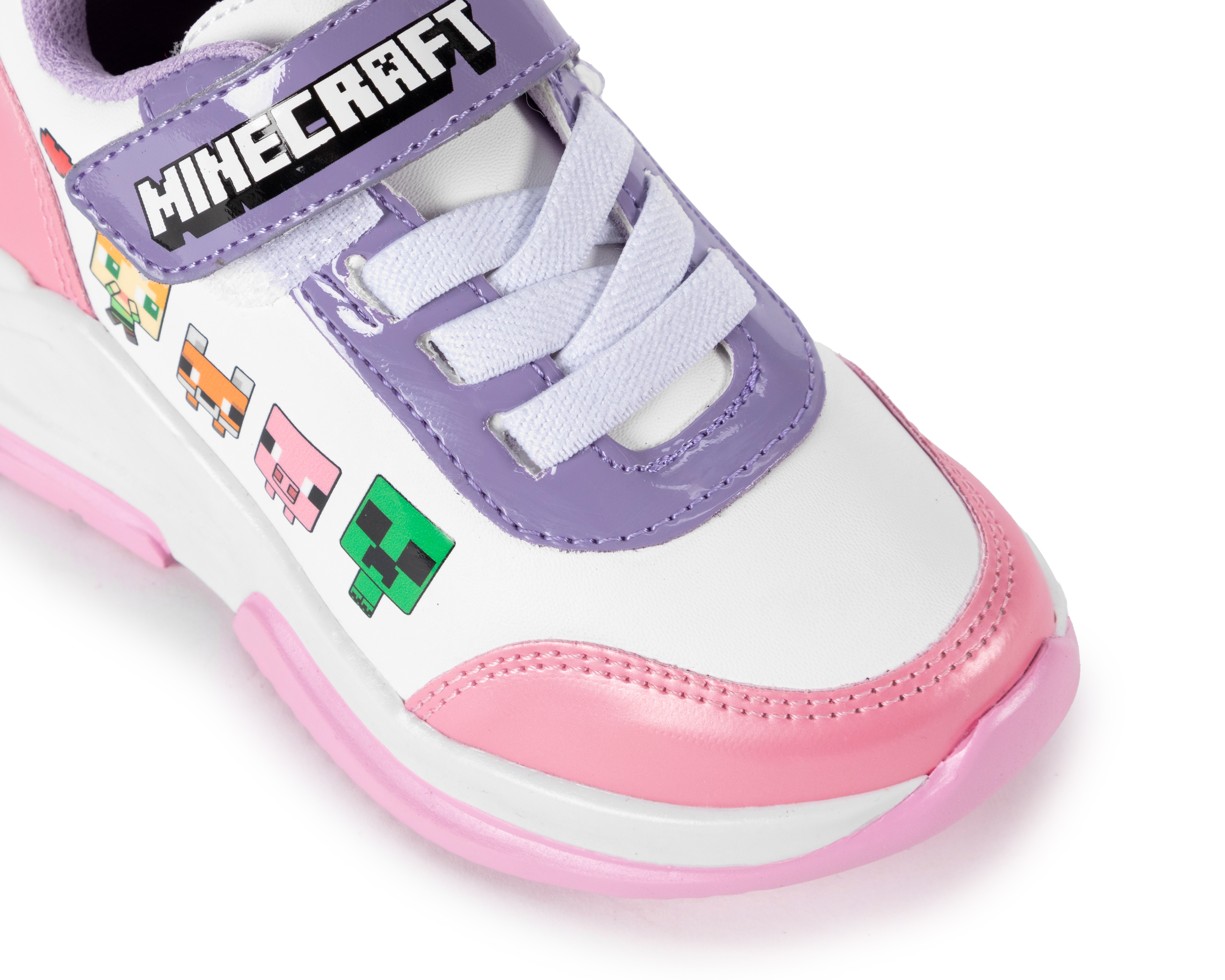 Foto 7 pulgar | Foto 6 | Tenis de Moda Minecraft para Niña