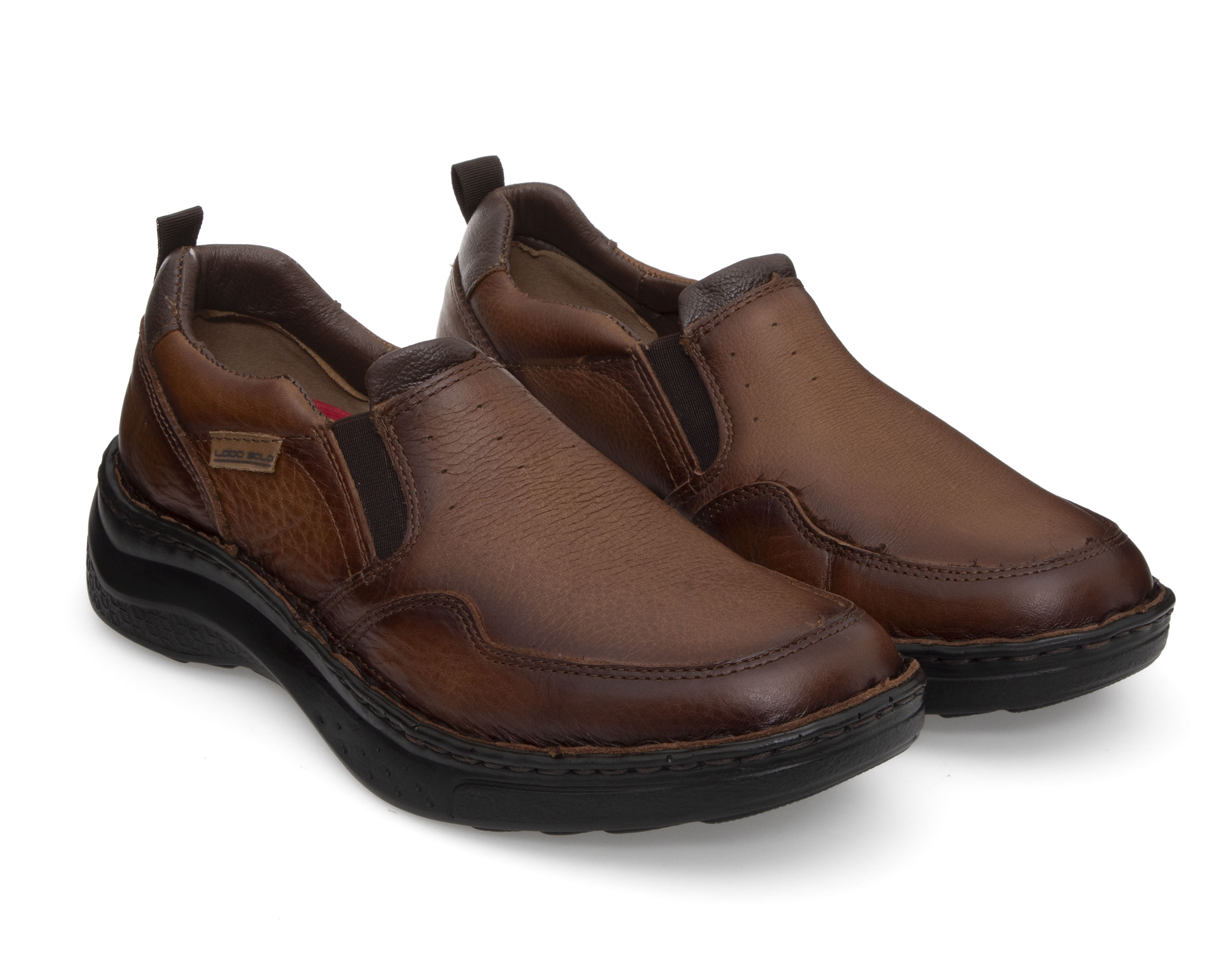 Foto 2 pulgar | Foto 1 | Zapatos Confort Lobo Solo de Piel para Hombre