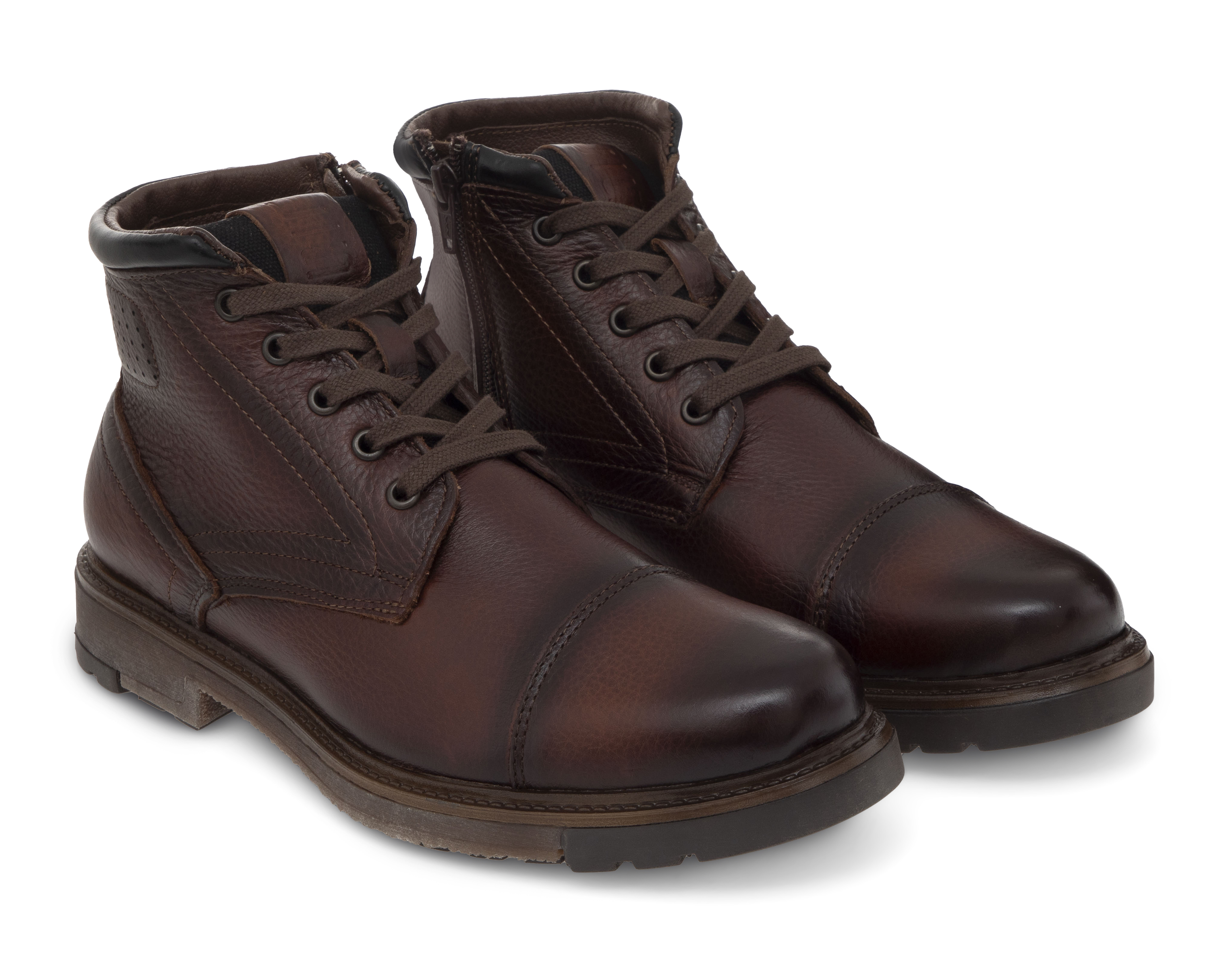 Foto 2 pulgar | Foto 1 | Botas Casuales Lobo Solo de Piel para Hombre