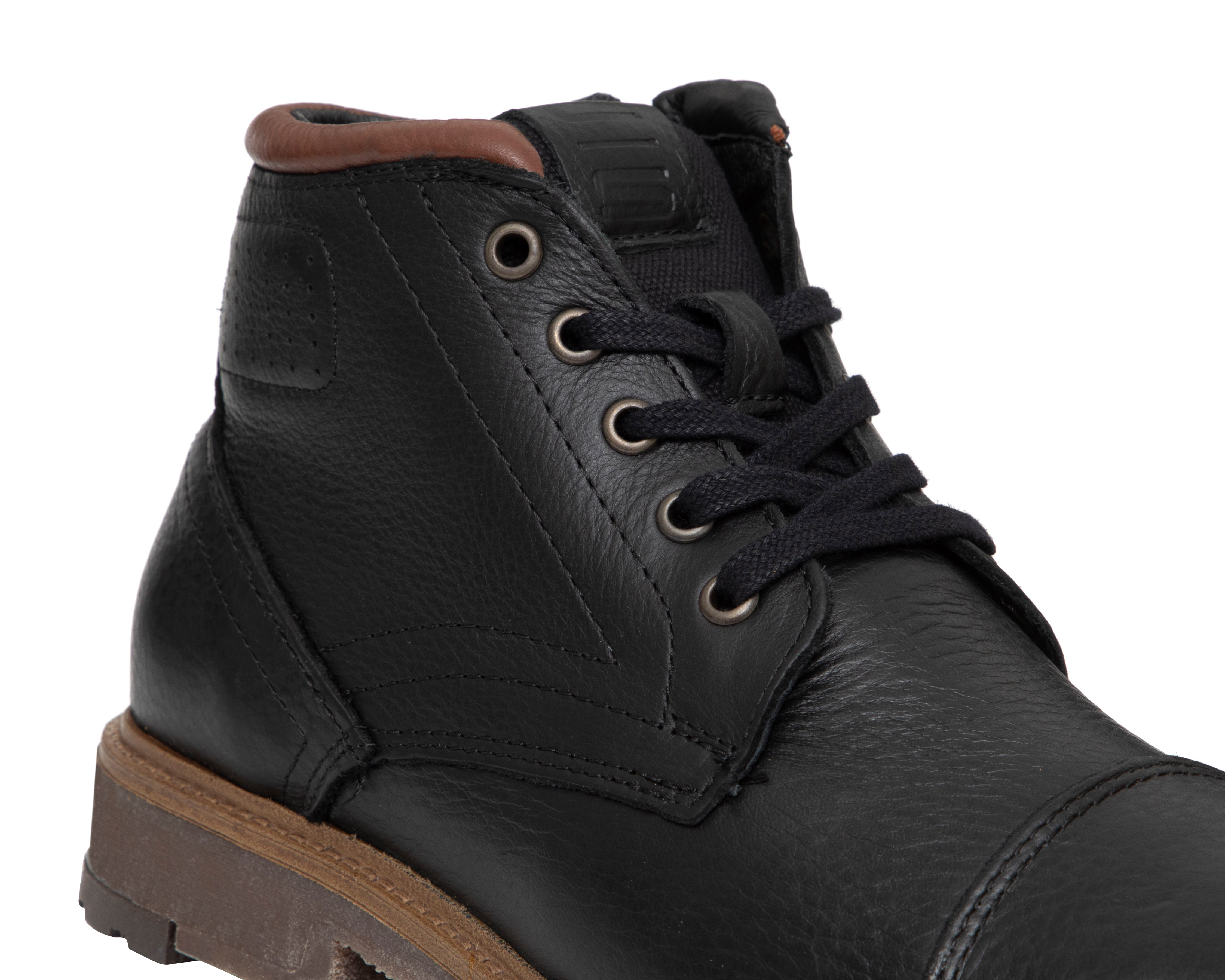 Foto 7 pulgar | Foto 6 | Botines Casuales Lobo Solo Roke de Piel para Hombre