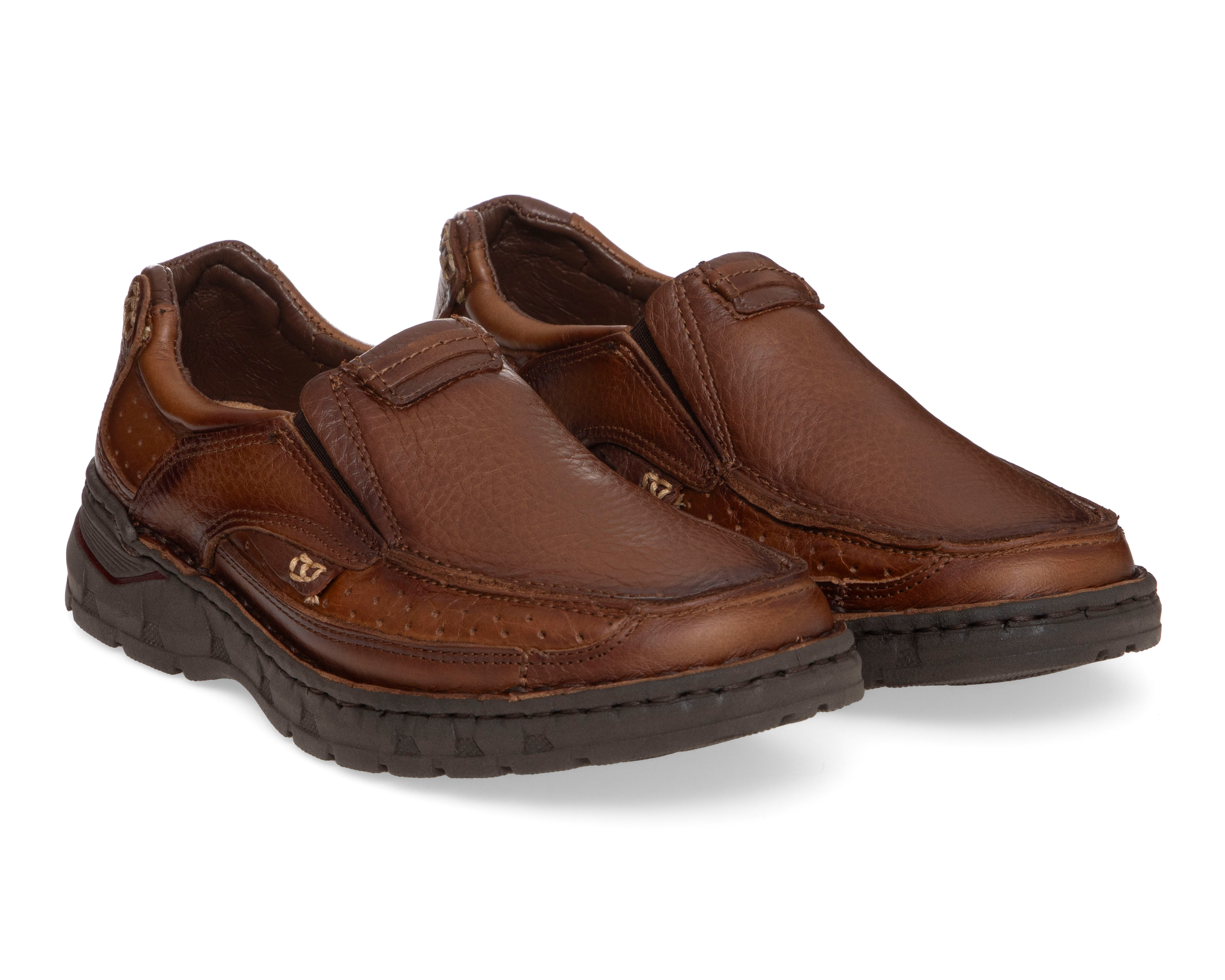 Foto 2 pulgar | Foto 1 | Zapatos Confort Lobo Solo de Piel para Hombre