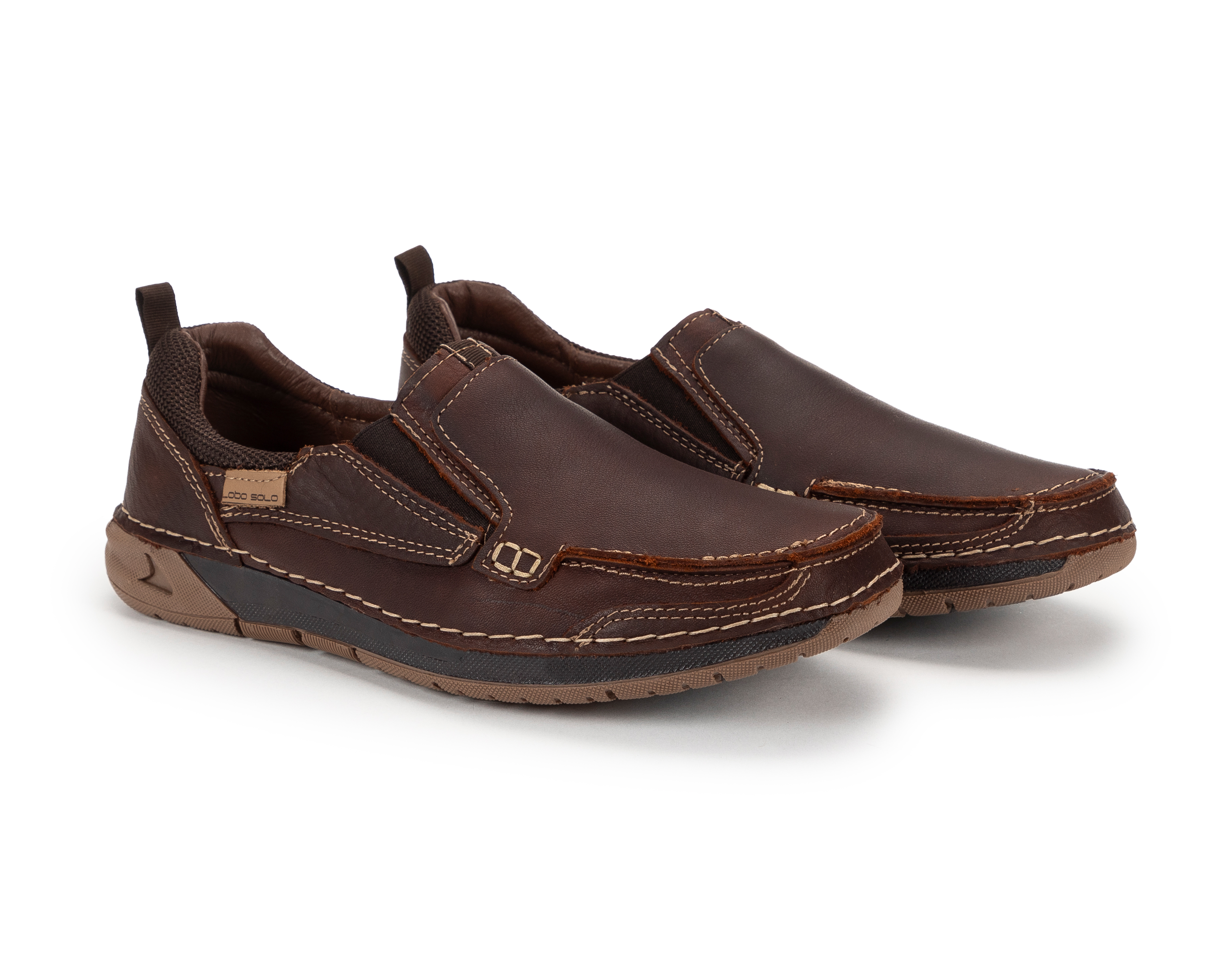 Foto 1 | Foto 1 | Mocasines Lobo Solo de Piel para Hombre