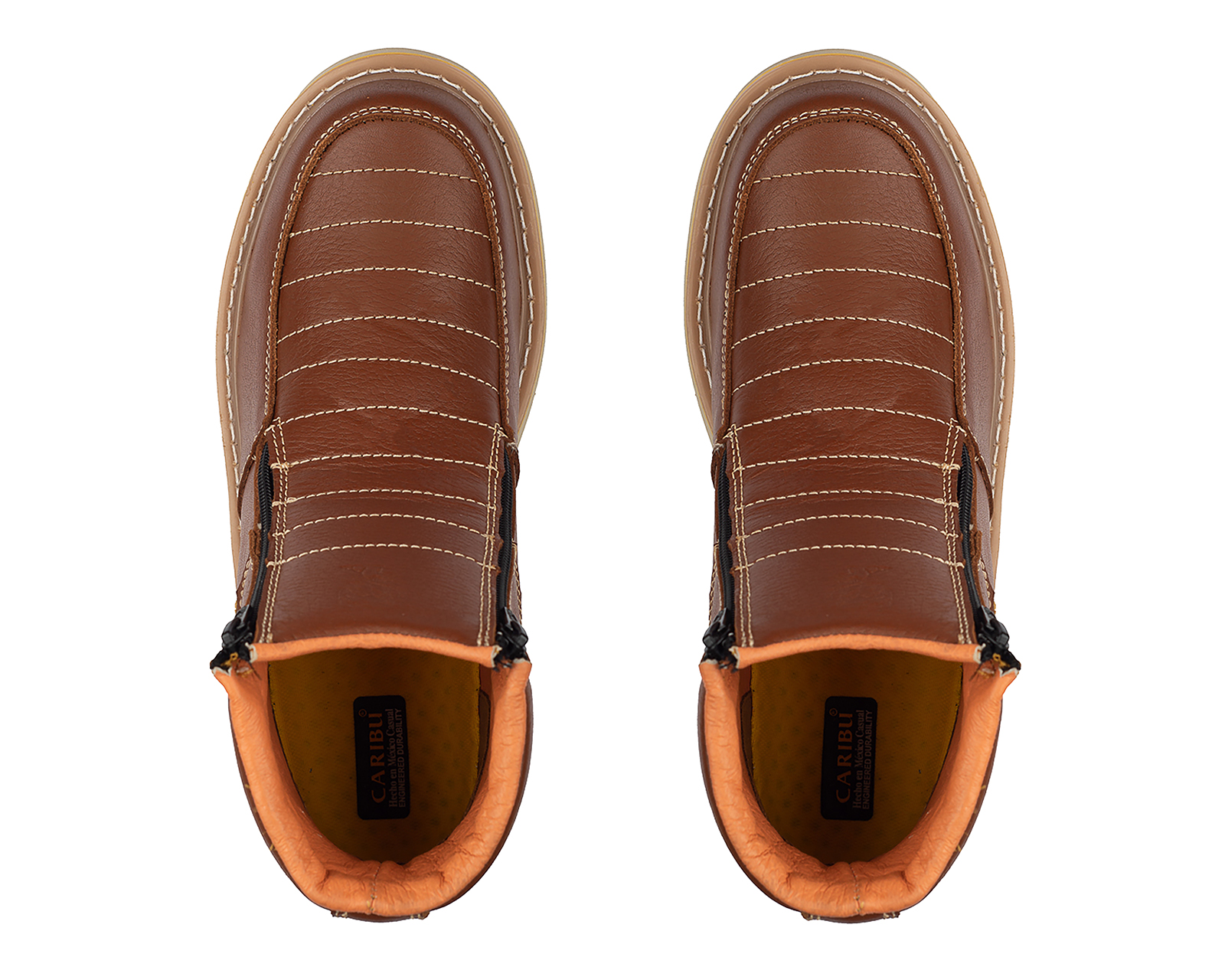 Foto 4 pulgar | Foto 3 | Botas de Trabajo Caribu 371P Floter de Piel para Hombre