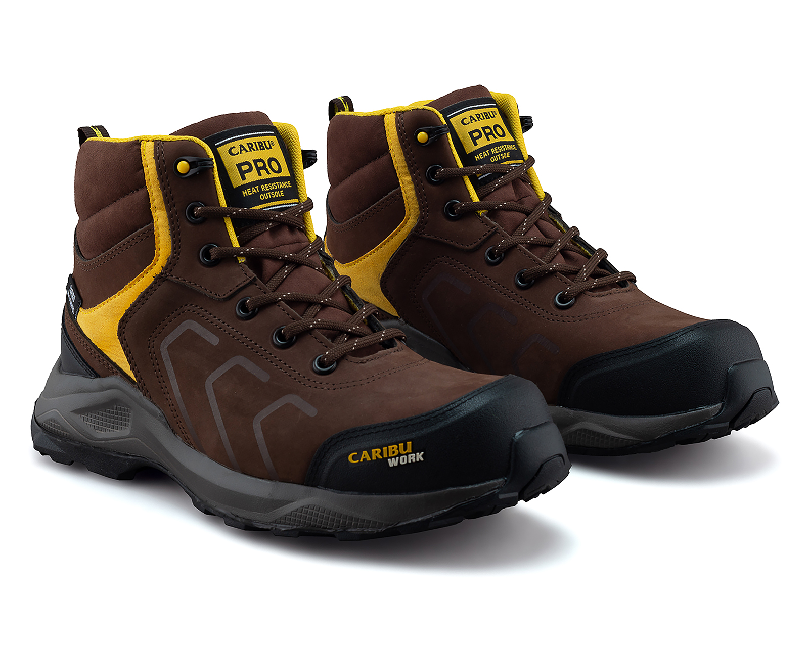 Foto 1 | Foto 1 | Botas de Trabajo Caribu 349-D Crazy de Piel para Mujer