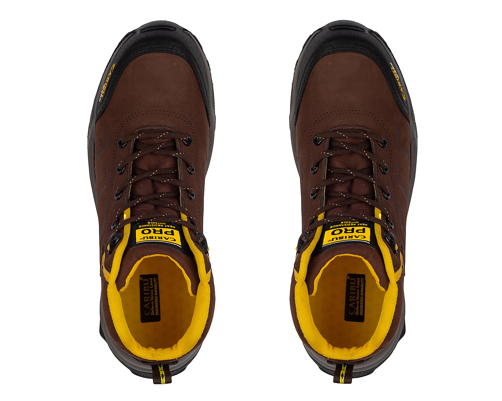 Foto 3 | Foto 3 | Botas de Trabajo Caribu 349-D Crazy de Piel para Mujer