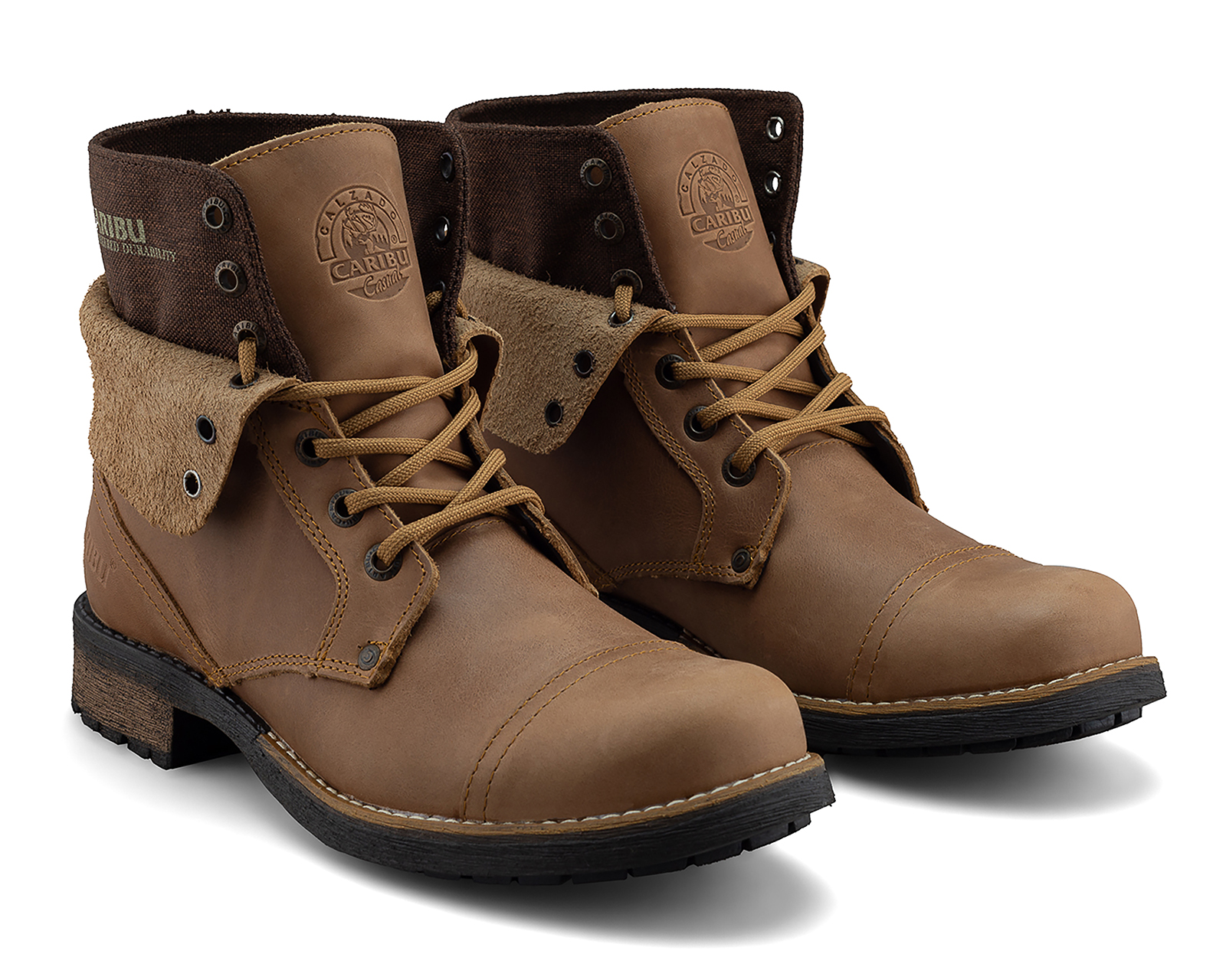 Foto 1 | Foto 1 | Botas Casuales Caribu 210 Rústico de Piel para Hombre