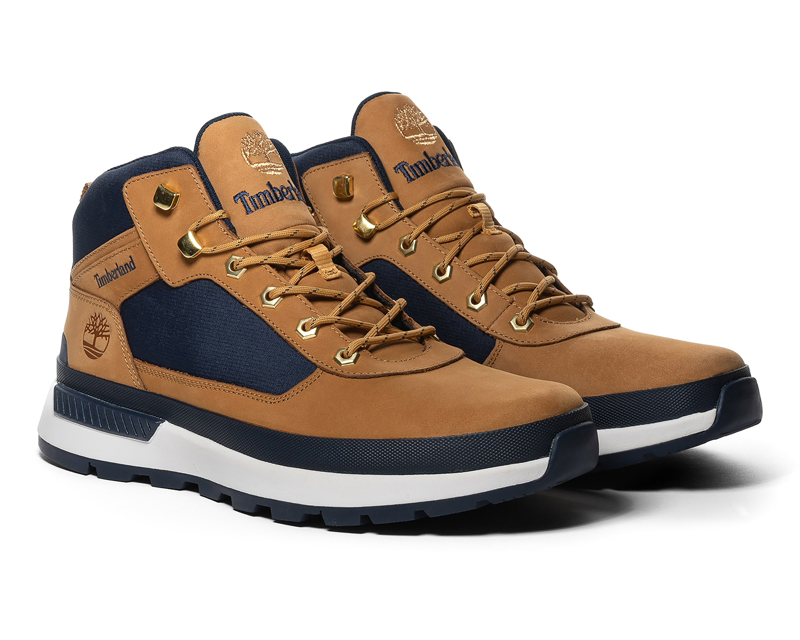 Foto 2 pulgar | Foto 1 | Tenis para Senderismo Timberland Field Trekker Mid de Piel para Hombre