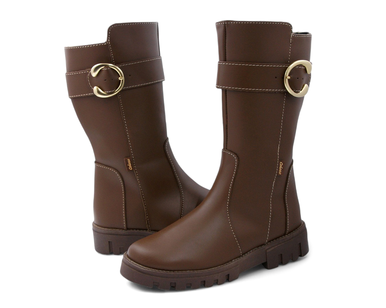 Foto 2 pulgar | Foto 1 | Botas de Moda Coloso de Piel para Niña