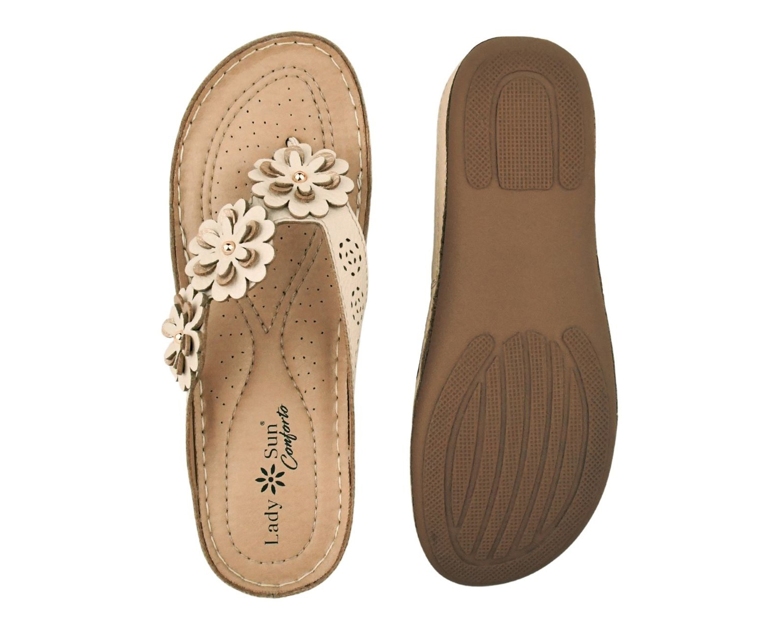 Foto 3 pulgar | Foto 2 | Sandalias Confort Lady Sun para Mujer