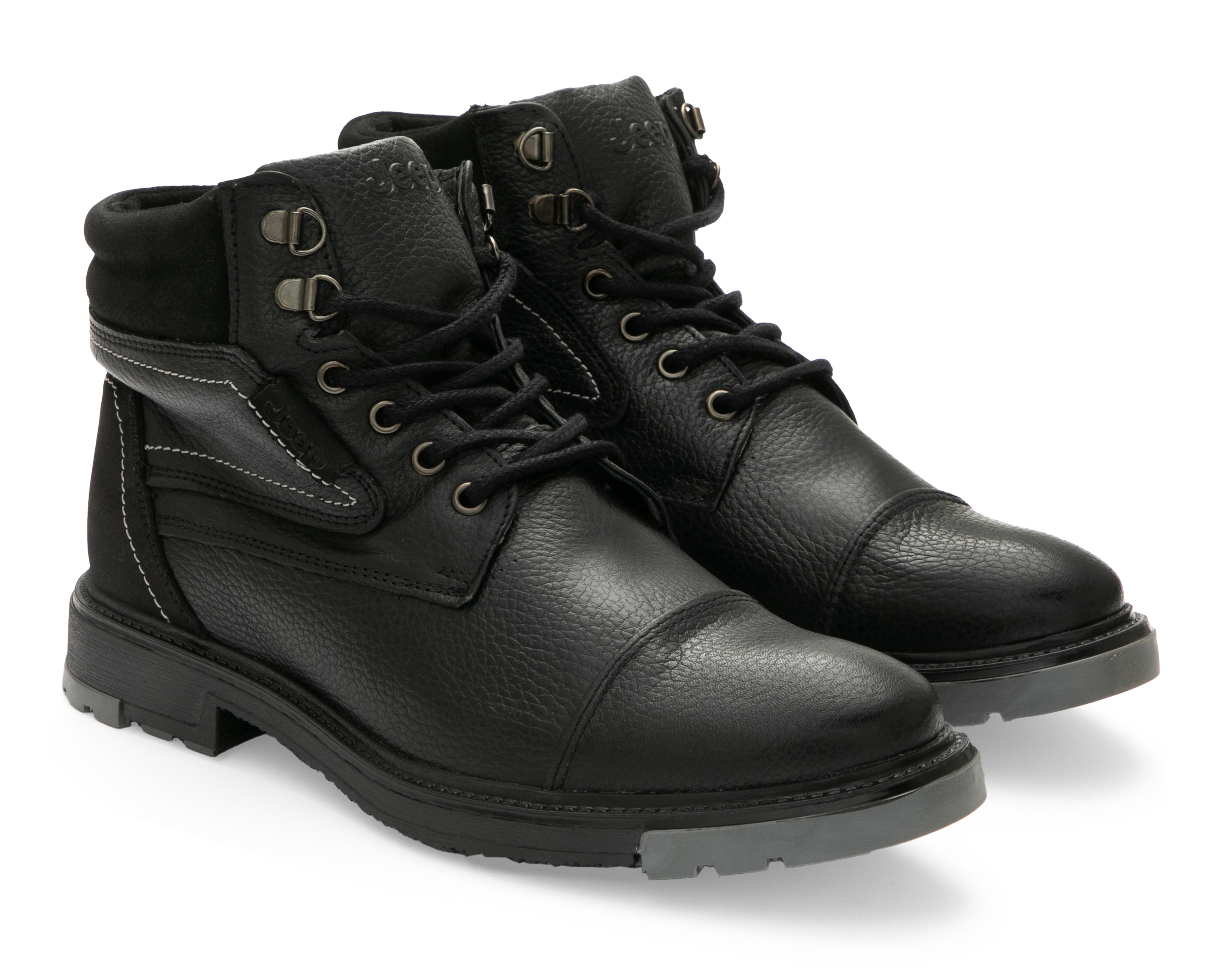 Foto 2 pulgar | Foto 1 | Botas Casuales Jeep de Piel para Hombre