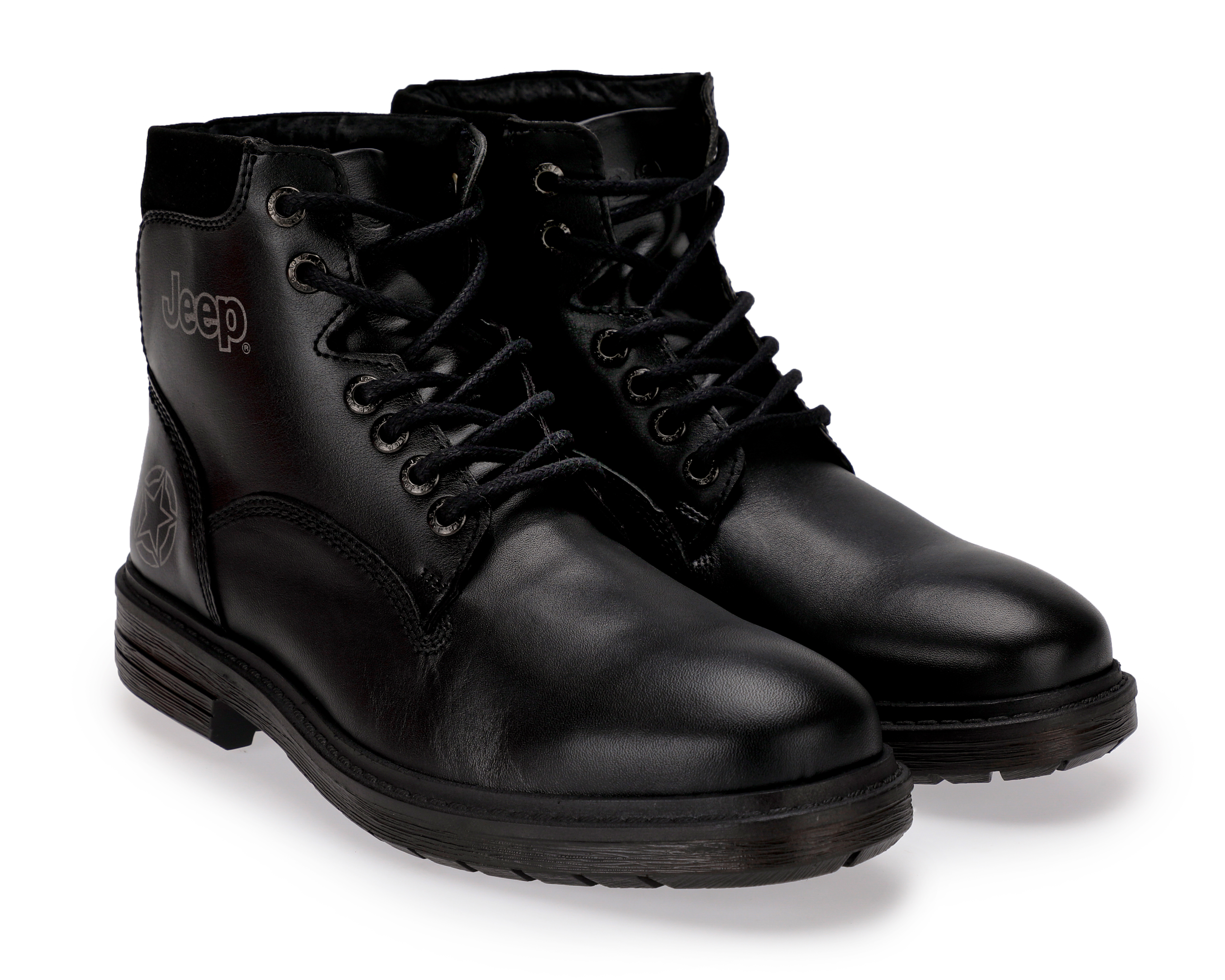 Foto 2 pulgar | Foto 1 | Botas Casuales Jeep de Piel para Hombre